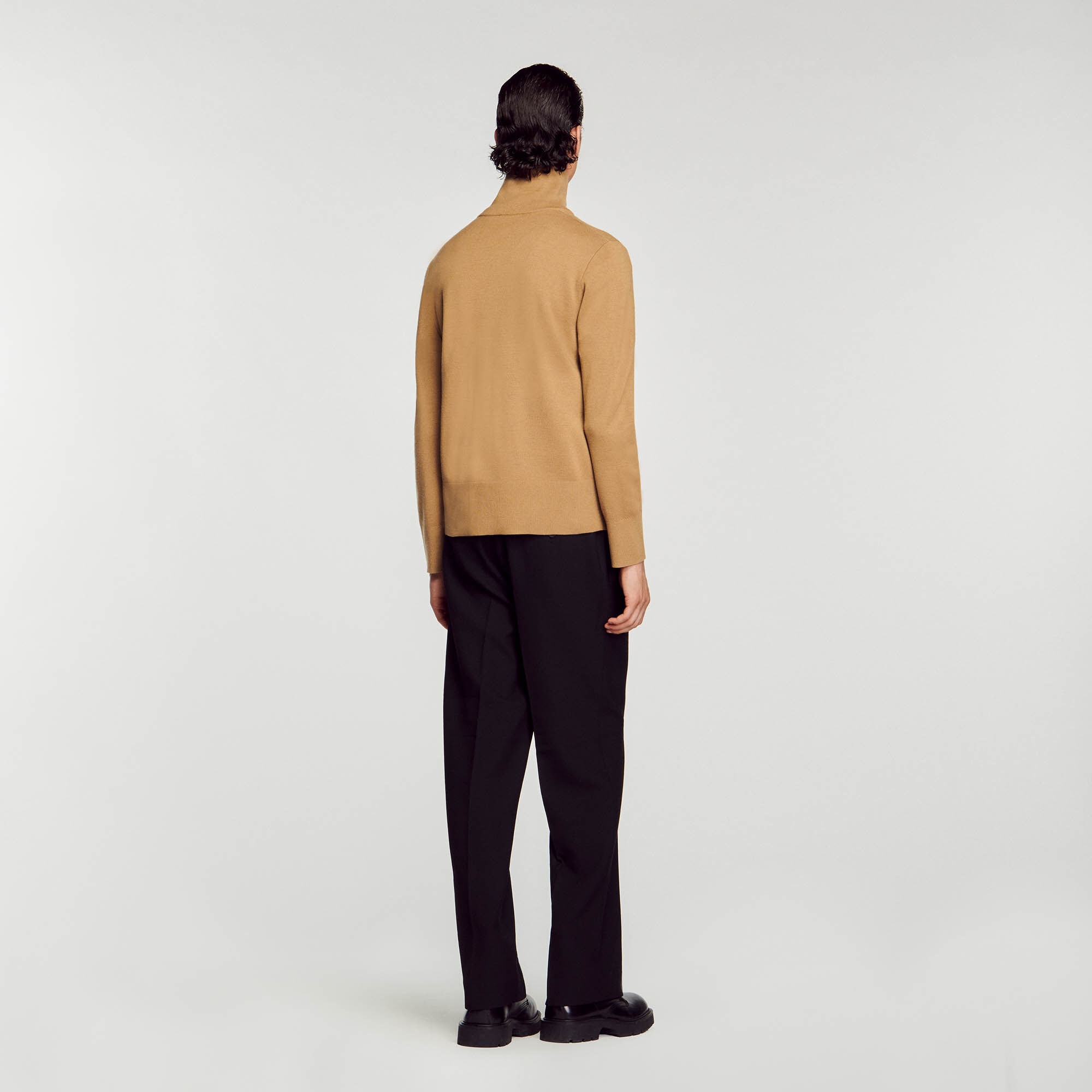 ZIP-UP WOOL CARDIGAN - 6