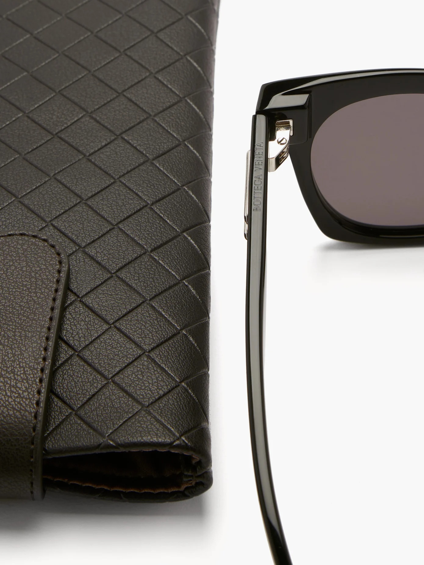 Square acetate sunglasses - 5