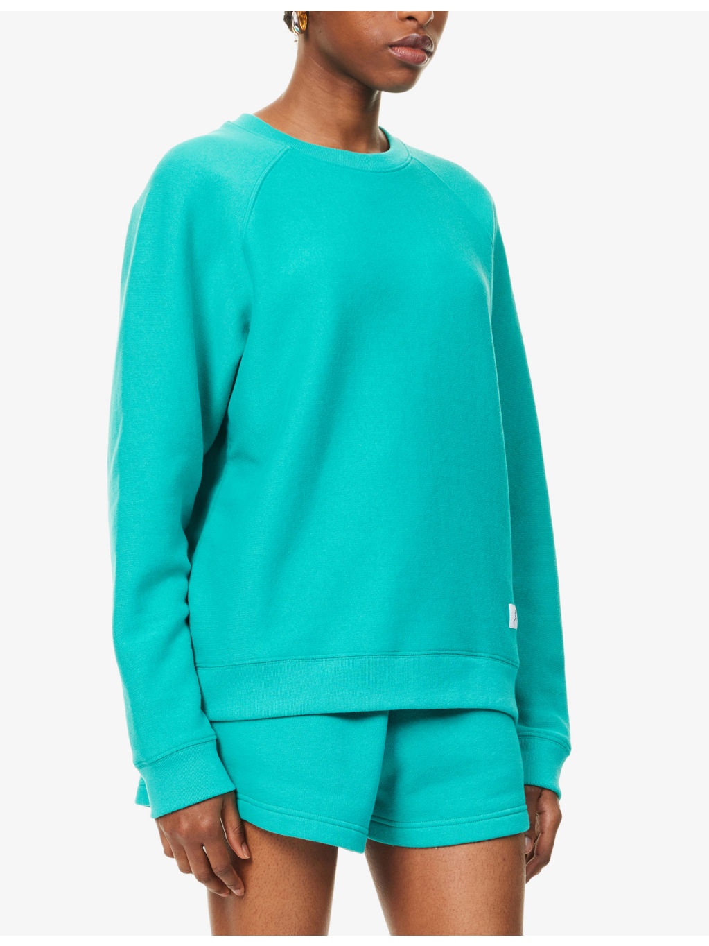 Runner Soft Crewneck Cotton-Jersey Sweatshirt - 3