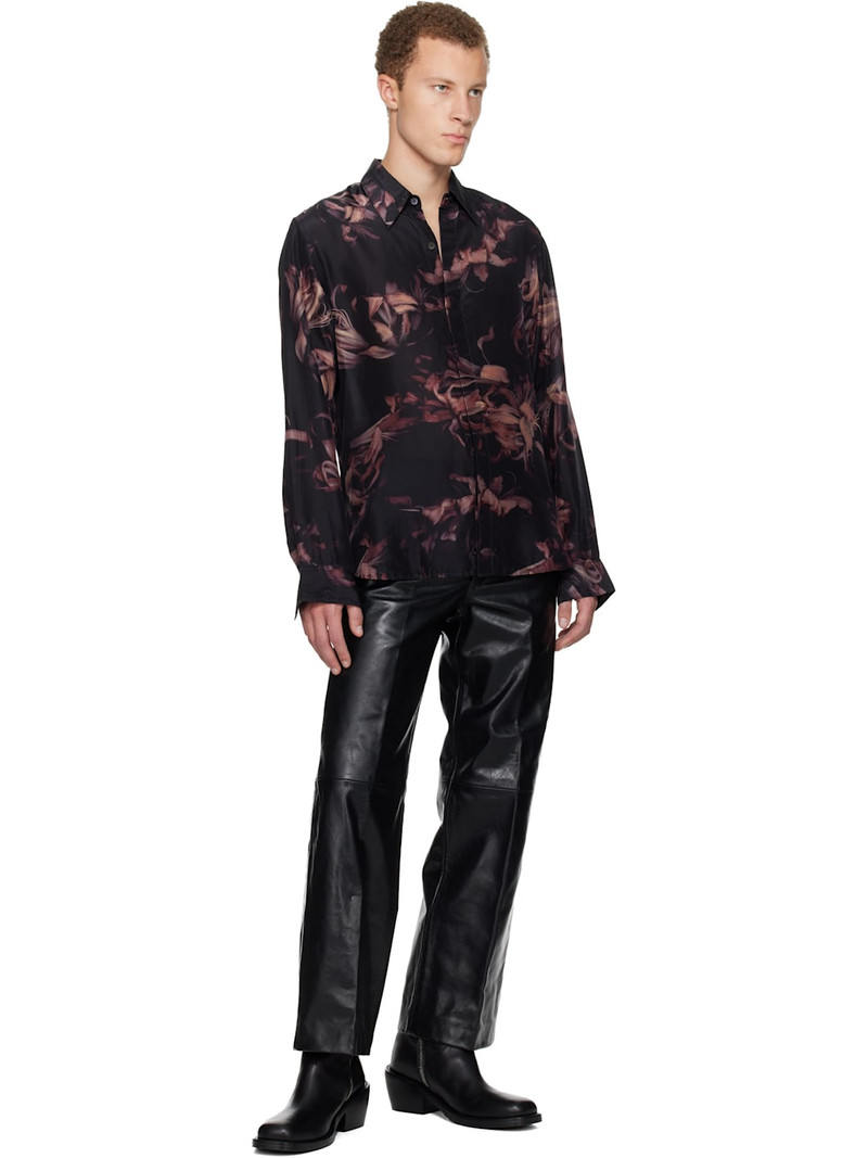 Dries Van Noten Black Nerine All-Over Print Shirt outlook