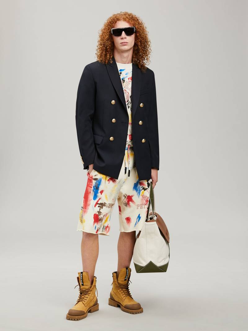 Palm Angels PALM DOUBLE BREASTED BLAZER outlook