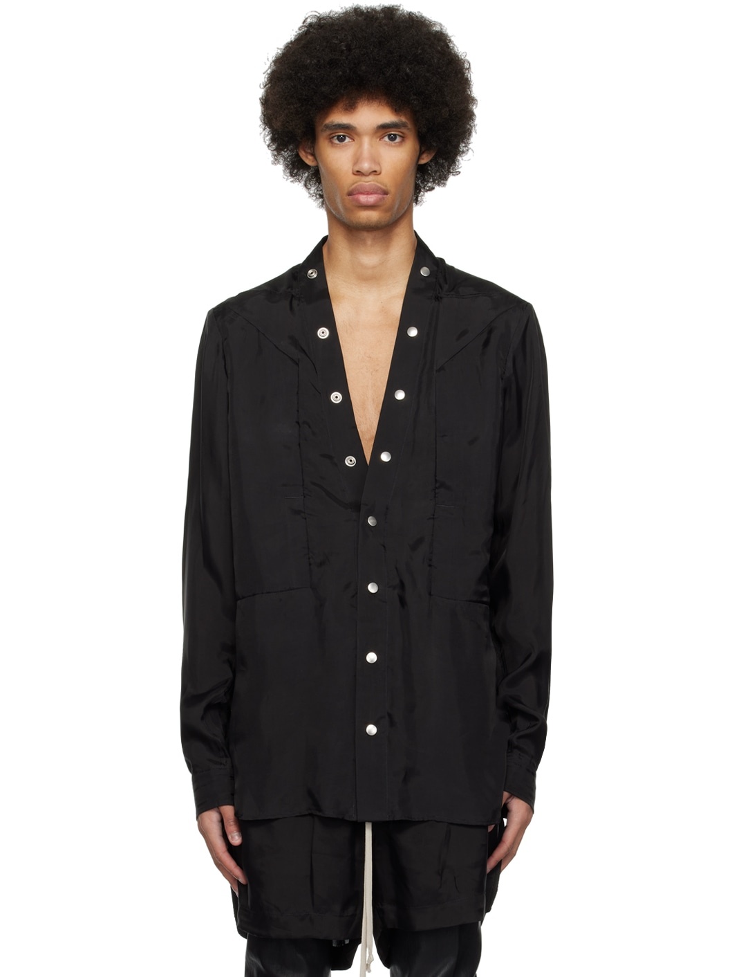 Black Larry Fogpocket Shirt - 1