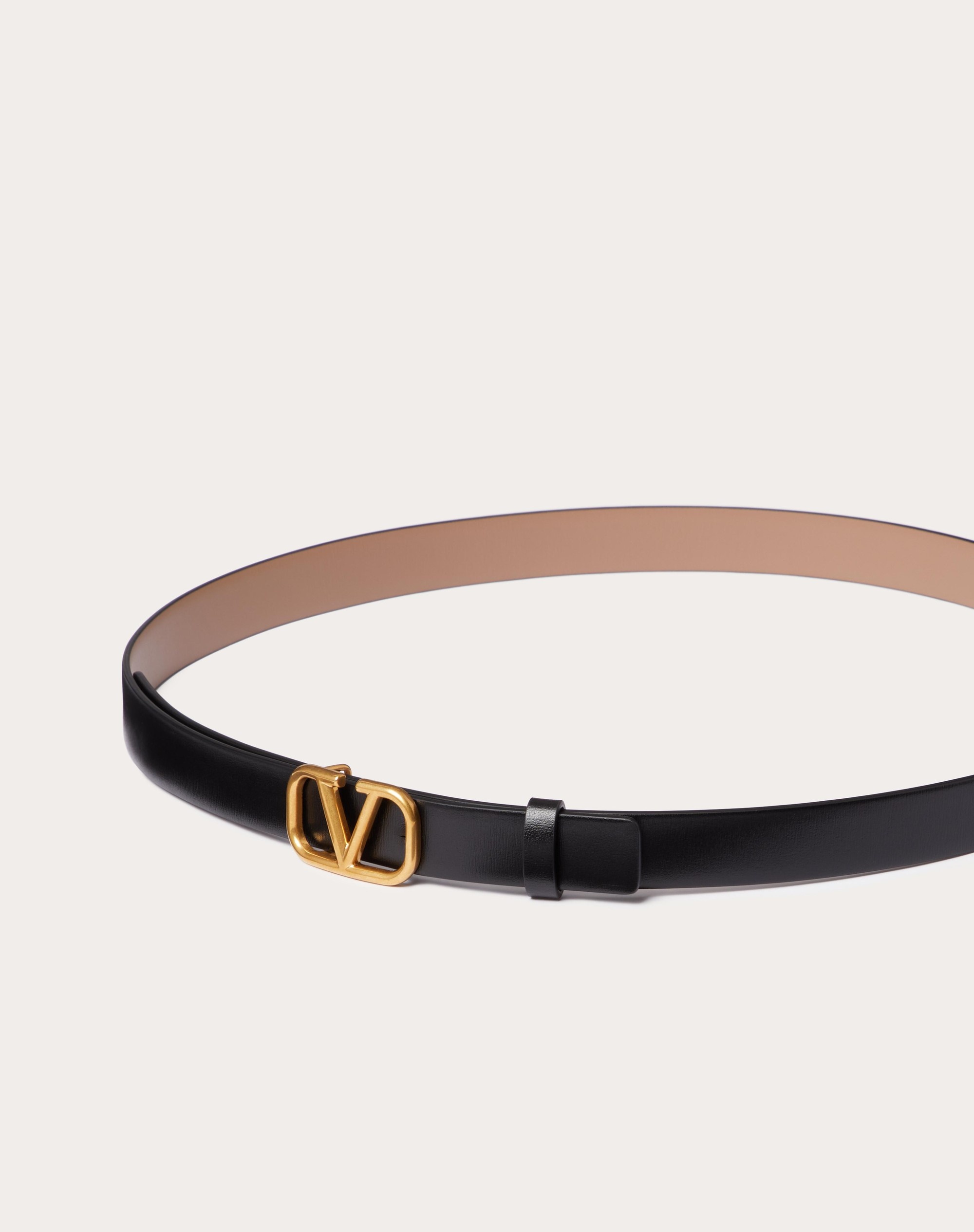 Valentino Caramel leather reversible belt | gebnegozionline