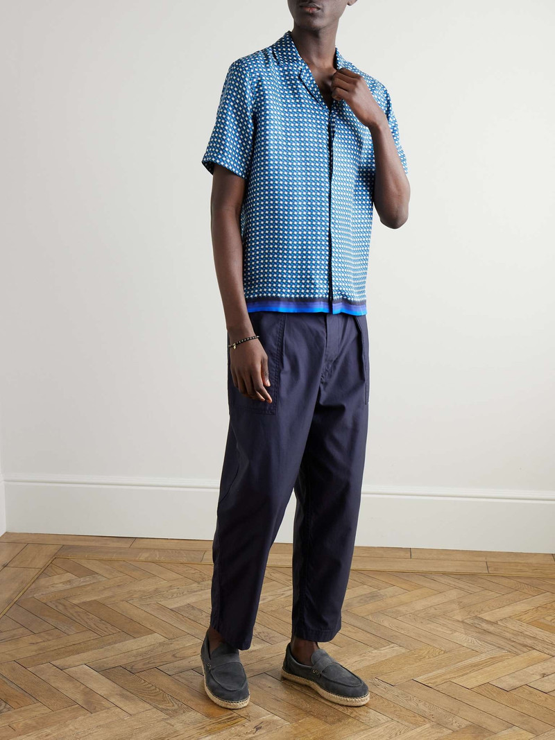 ORLEBAR BROWN Maitan Camp-Collar Printed Silk-Twill Shirt outlook
