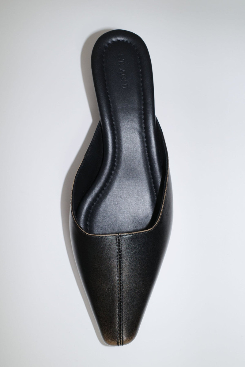 Brushed Miro Heel - Black 8