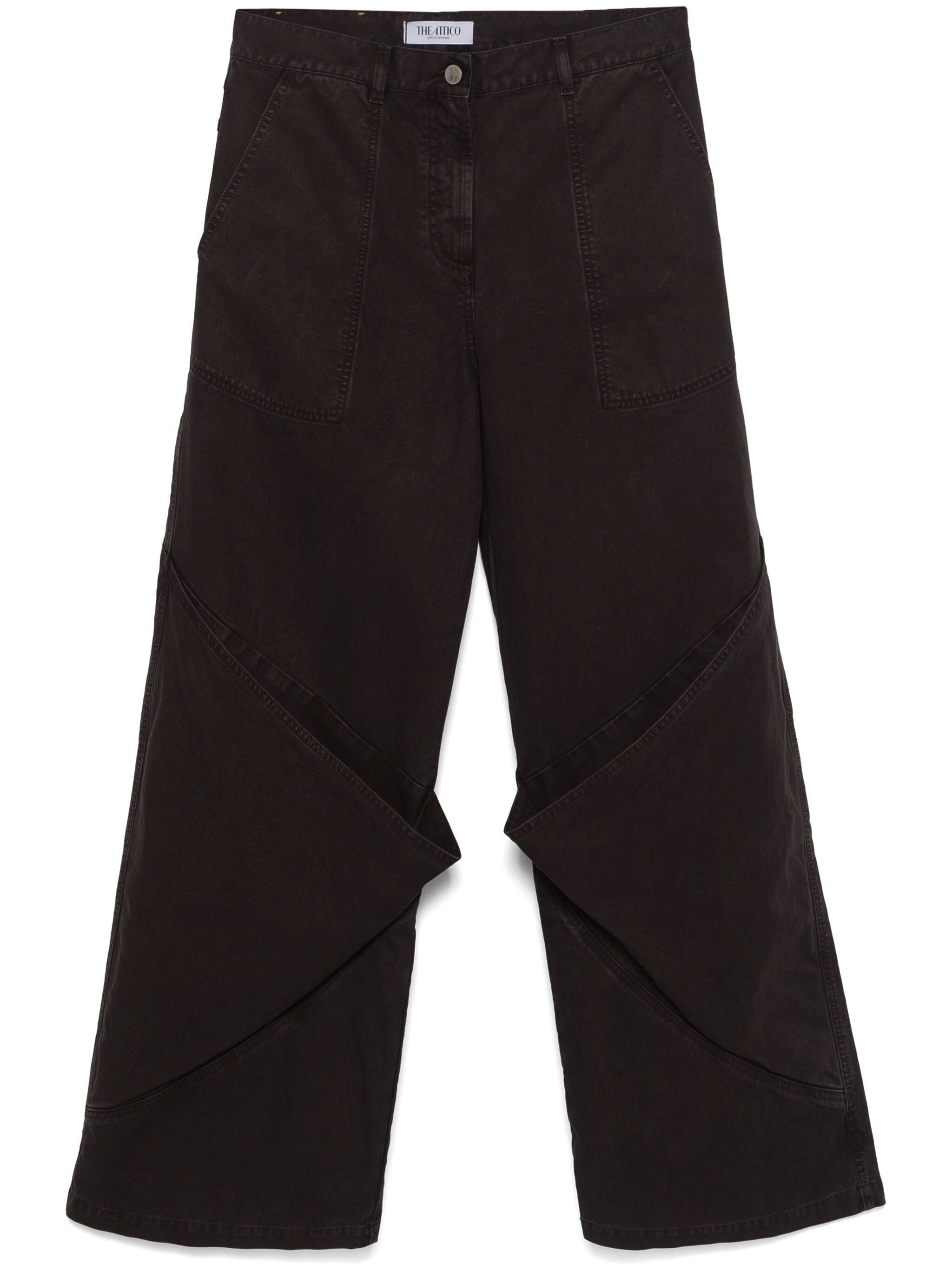 The Attico Women Gabardine Long Pant - 4