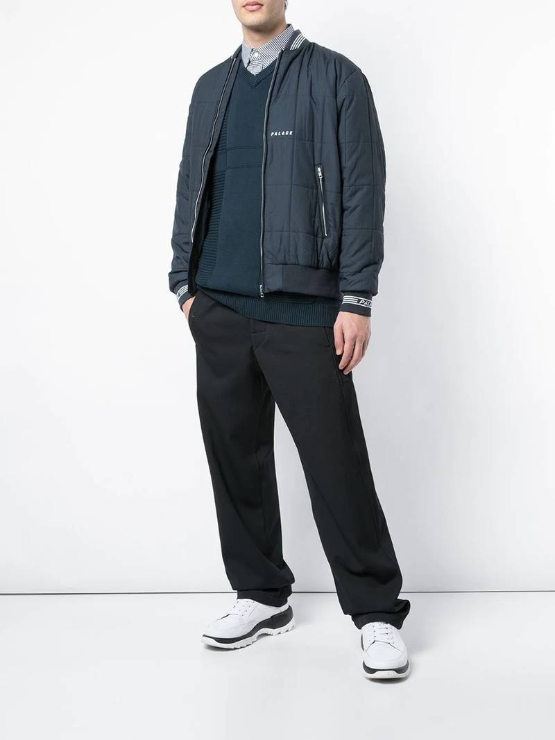 PALACE short-sleeve knitted vest outlook