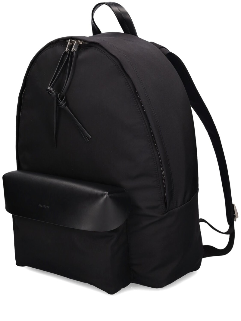 Nylon & leather backpack - 2