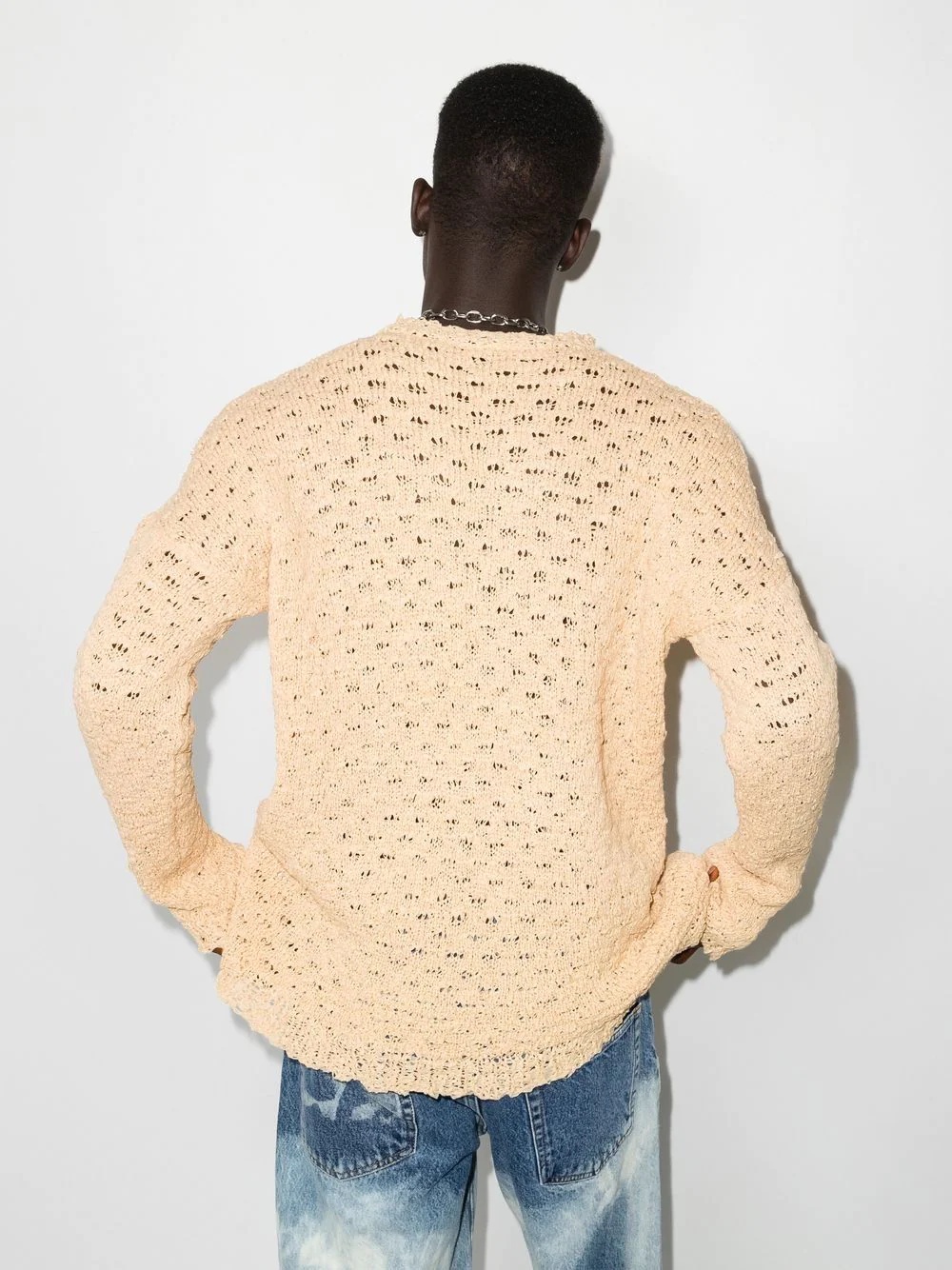 Popover open-knit jumper - 3