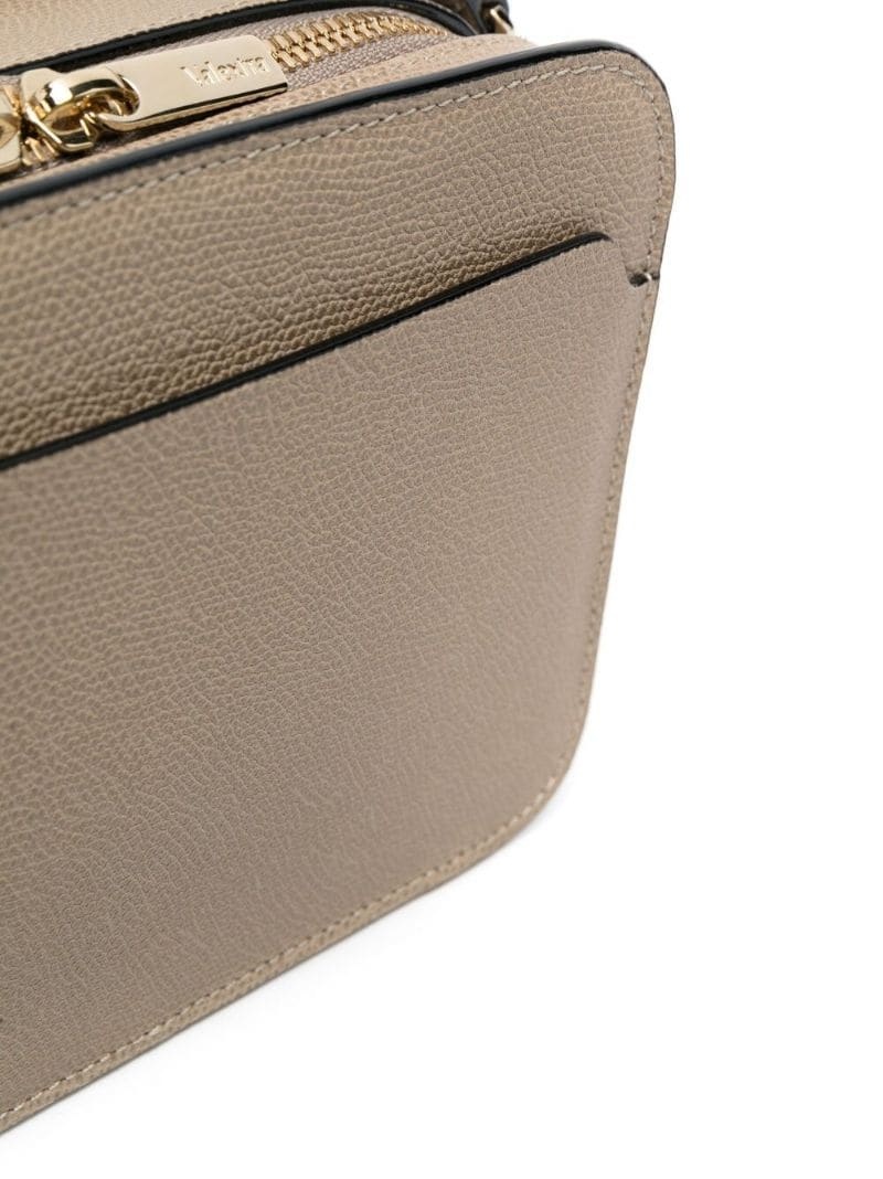 grained leather crossbody bag - 4