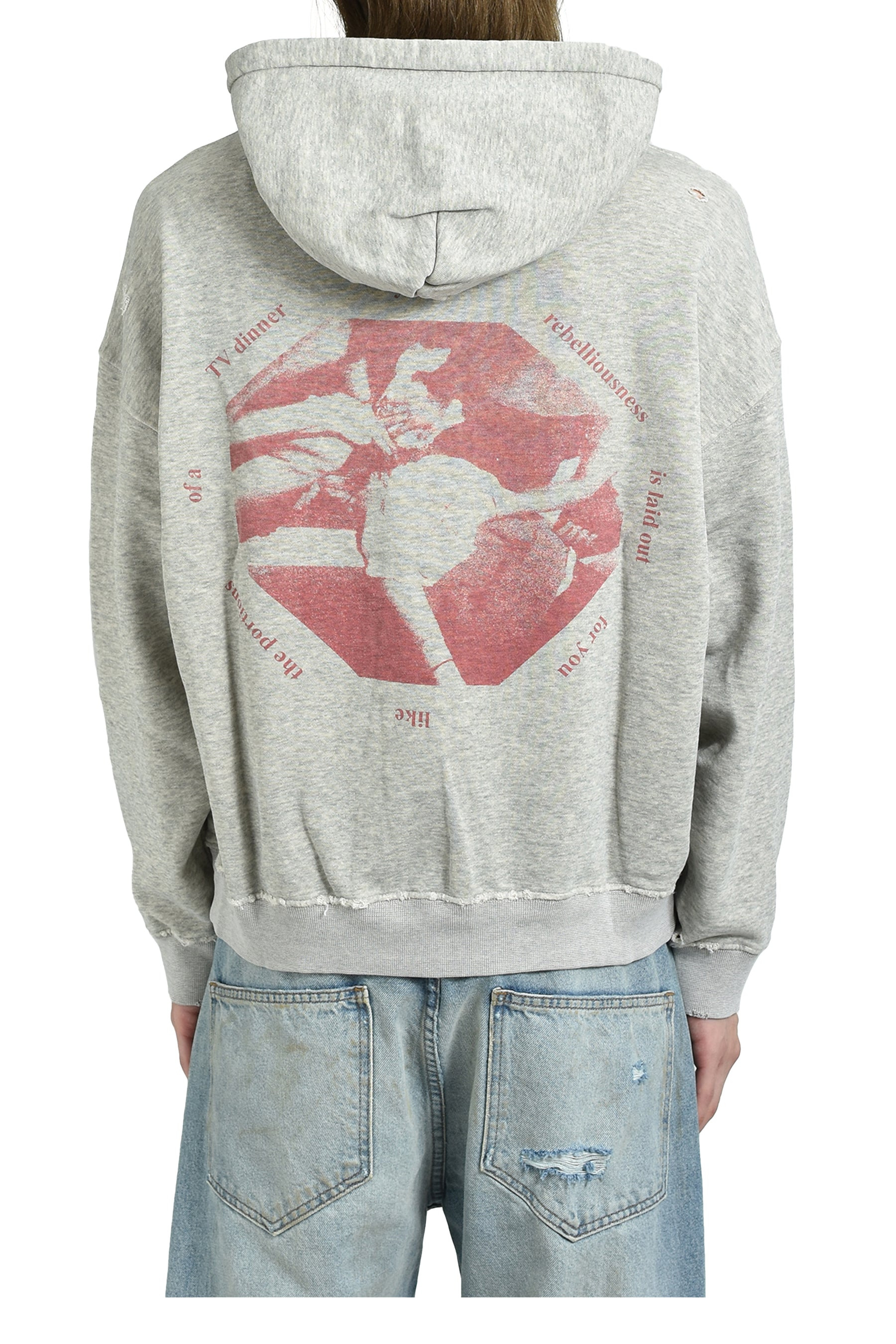 YOU ARE NOTHING HOODIE / HEATHER GRY - 2