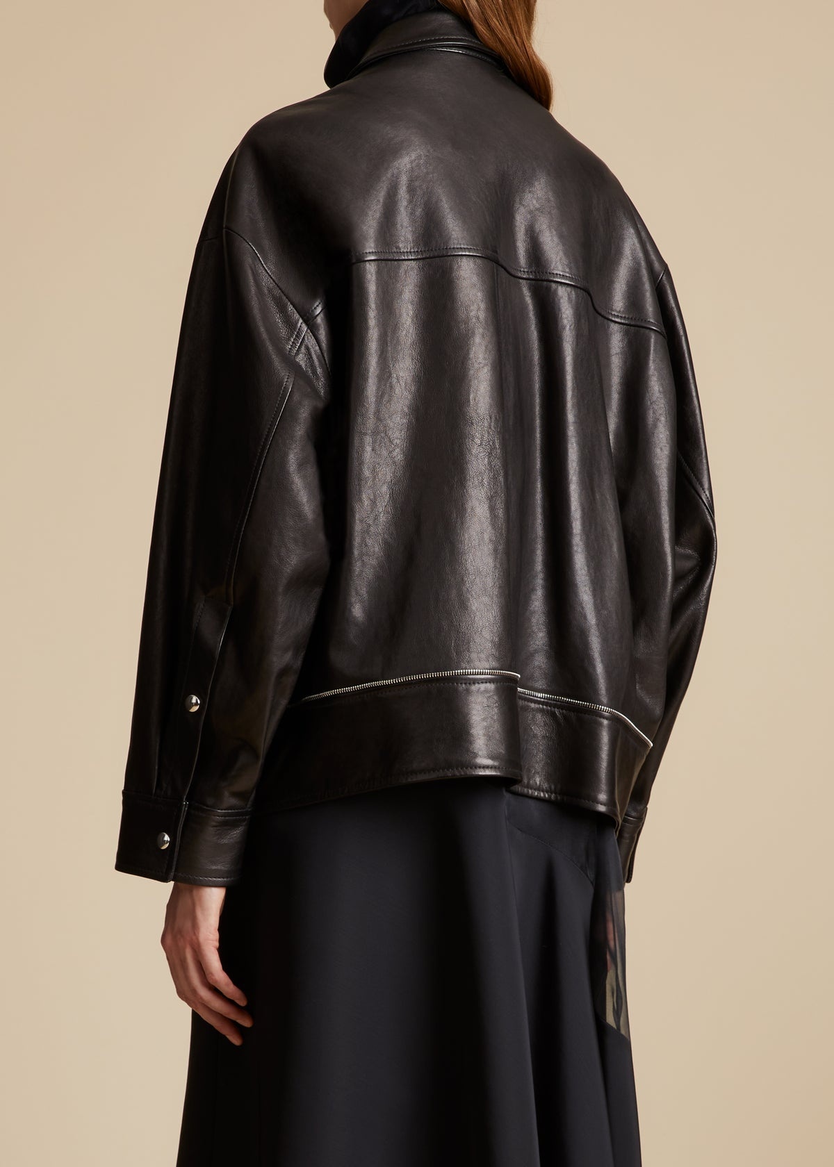 The Herman Jacket in Black Leather - 3