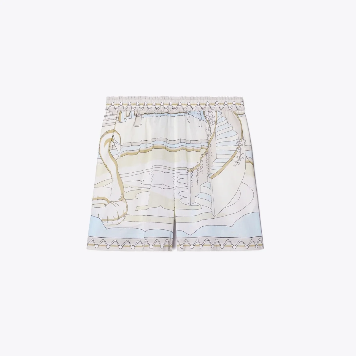 Printed Camp Shorts - 1