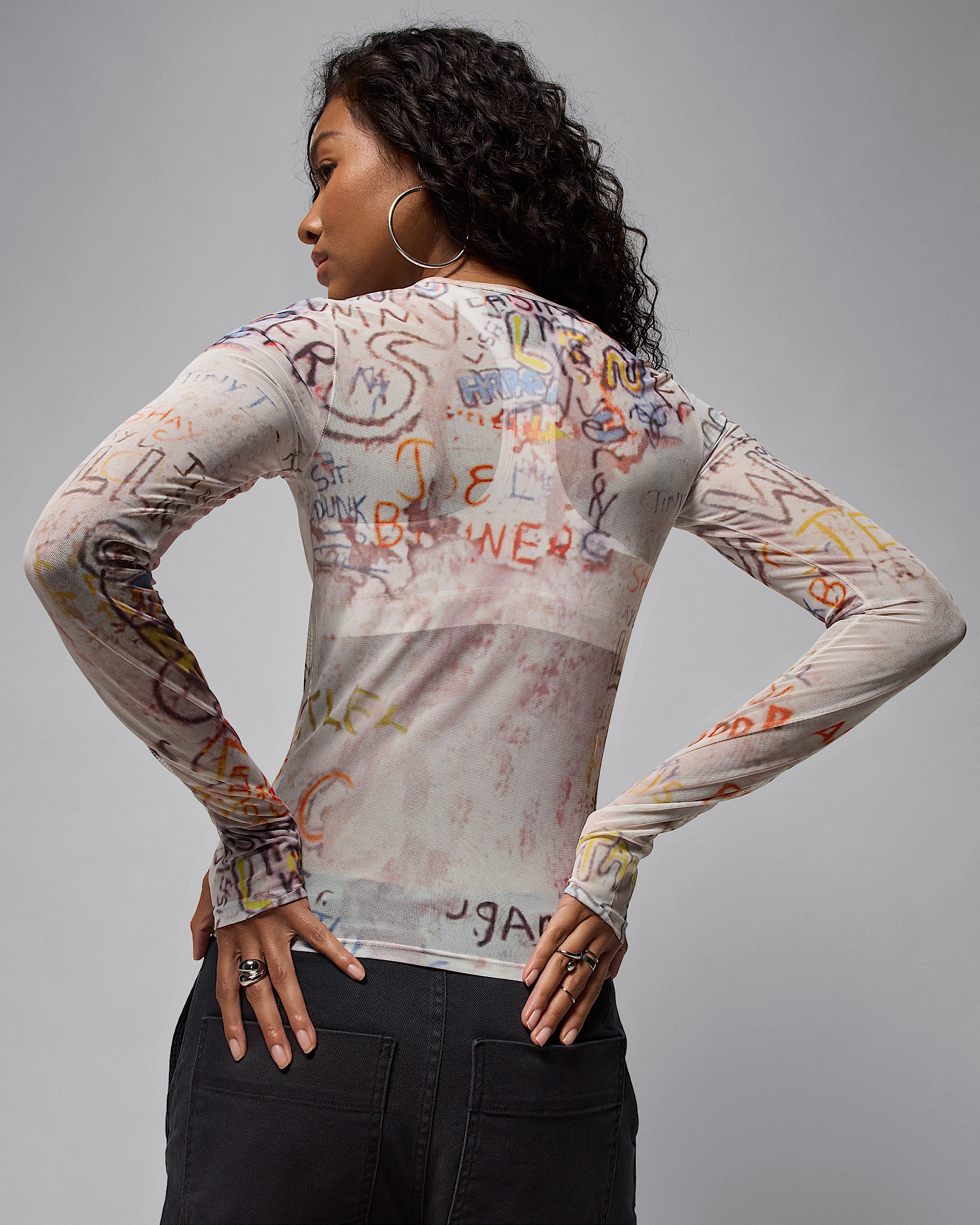 Air Jordan Women's Mesh Long-Sleeve Top - 2