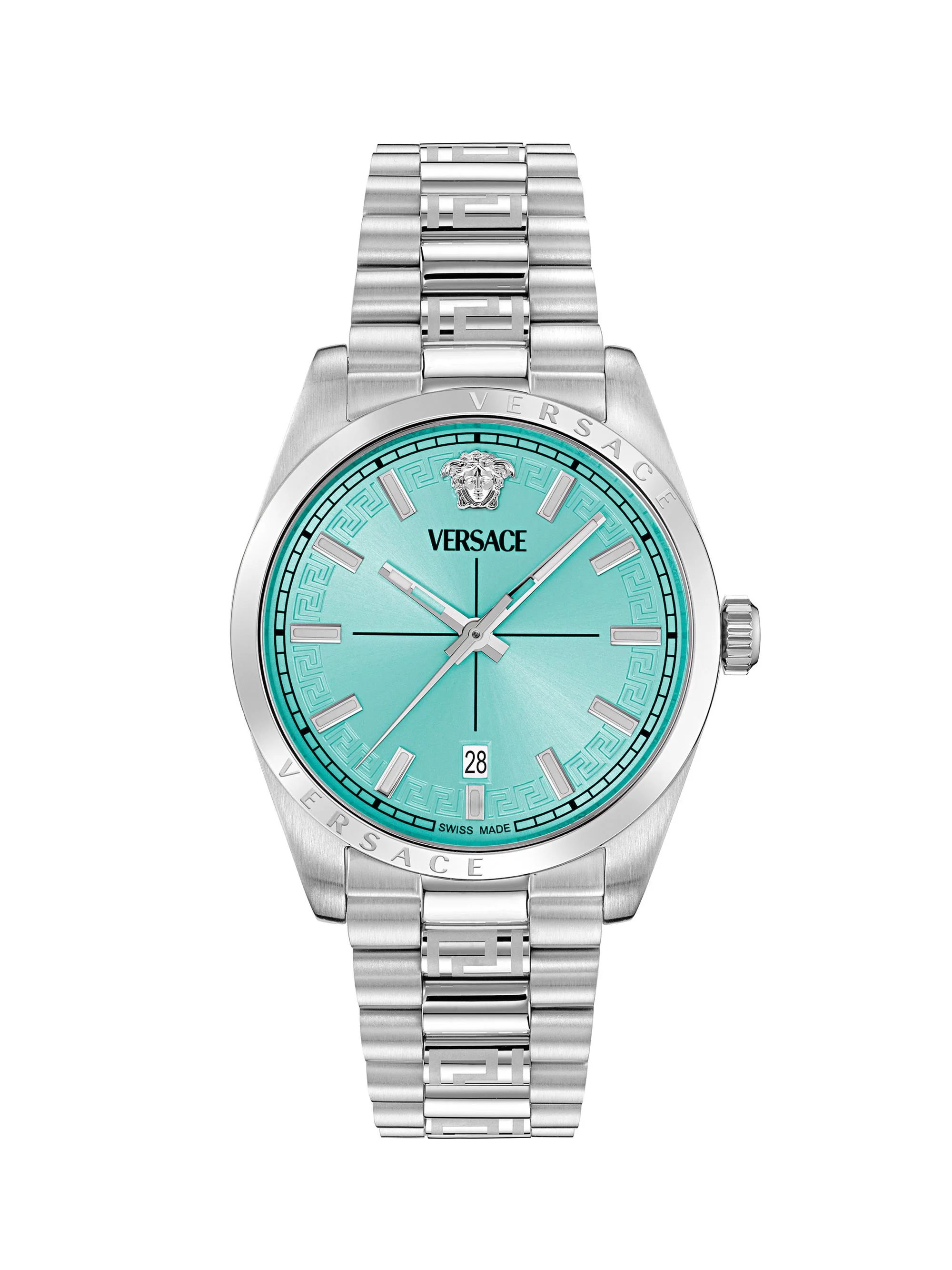 Men's Millenyium Gent Stainless Steel Bracelet Watch/40MM - Stainless Steel Blue - 1