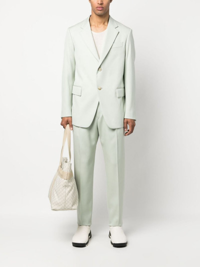 Lanvin pressed-crease tailored trousers outlook