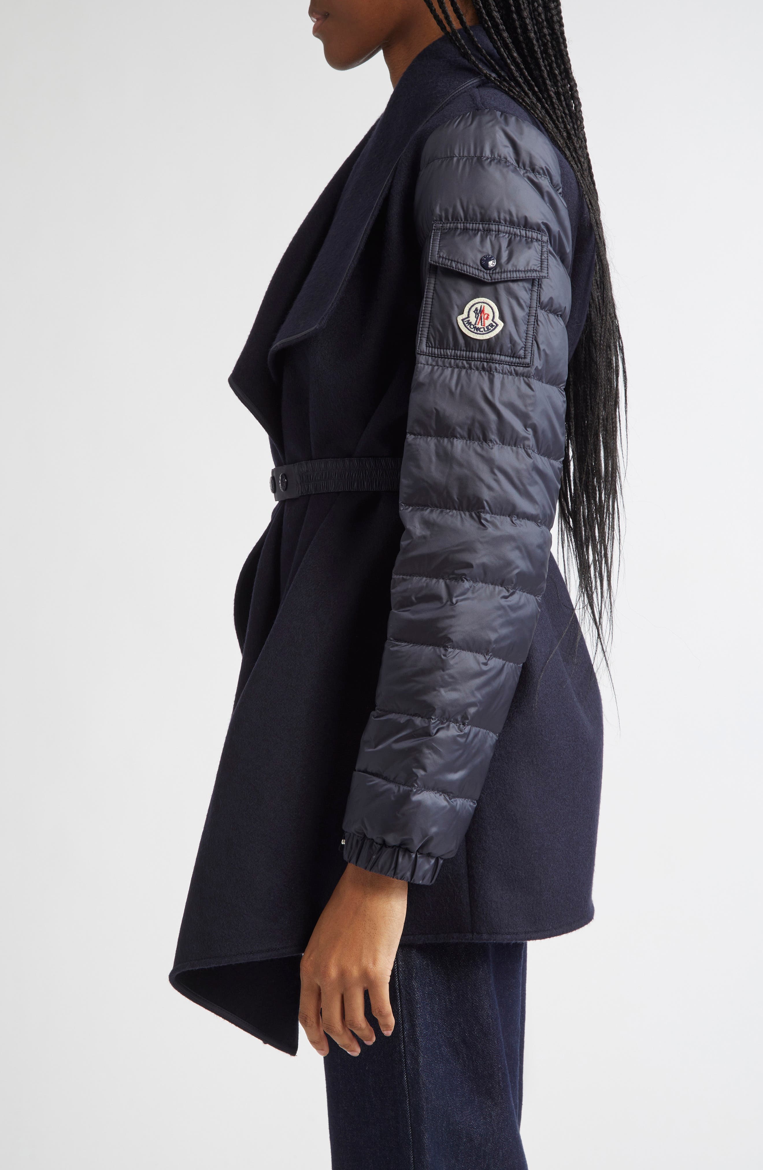 Moncler Archivio DNA Cape Jacket in Blue at Nordstrom - 3