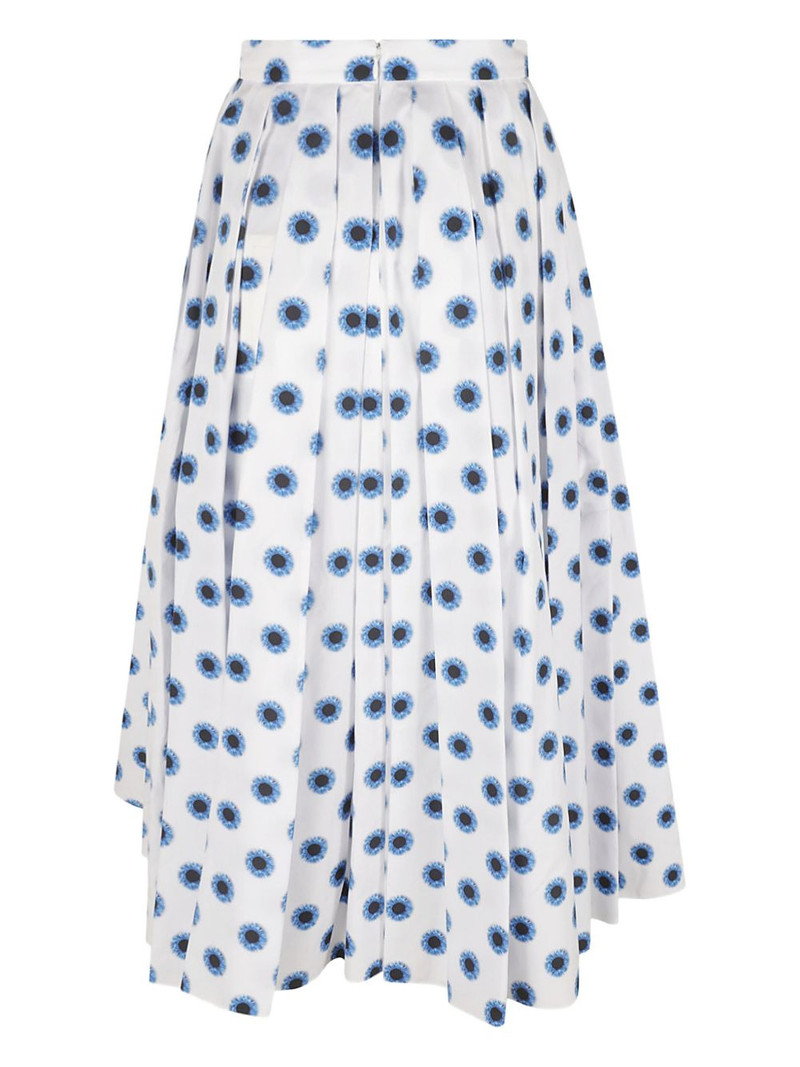 Alexander McQueen floral-print skirt outlook