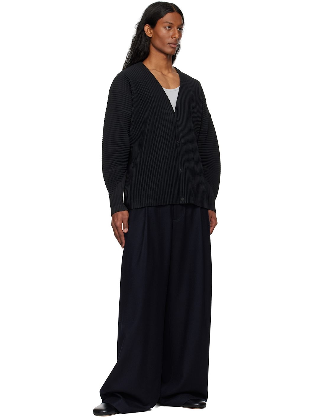 Black Monthly Color April Cardigan - 4