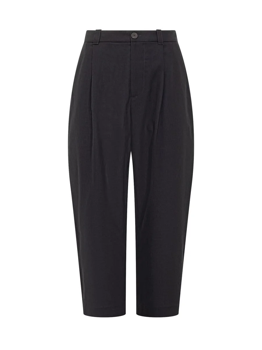 Studio Nicholson Studio Nicholson Black Wide Leg Pants - 1