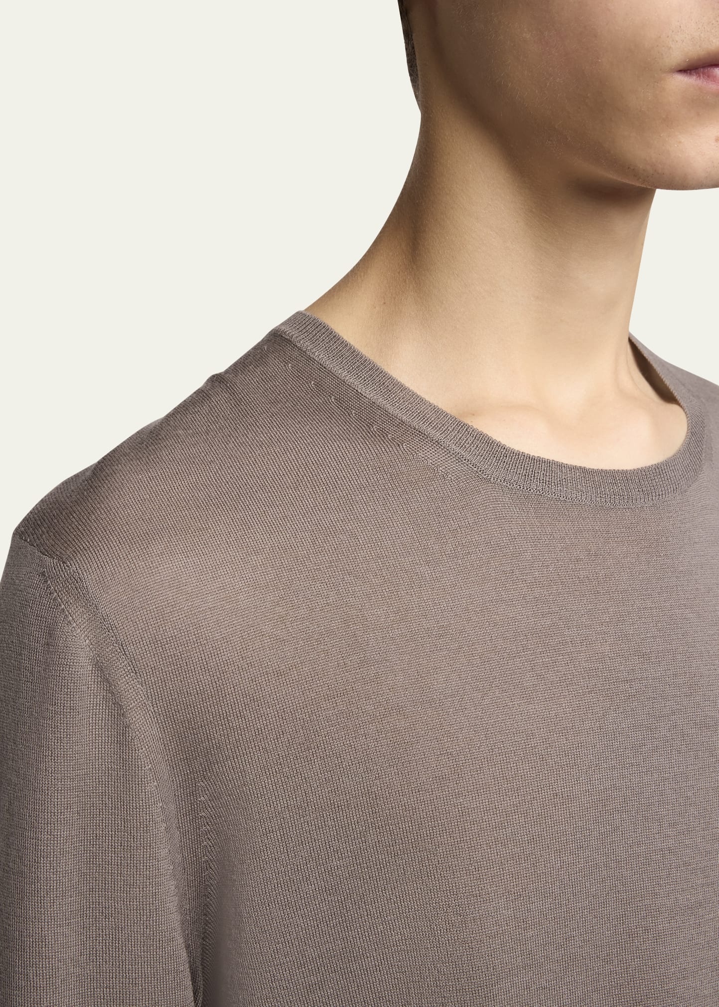 Men's Fine-Gauge Crew Sweater - 5