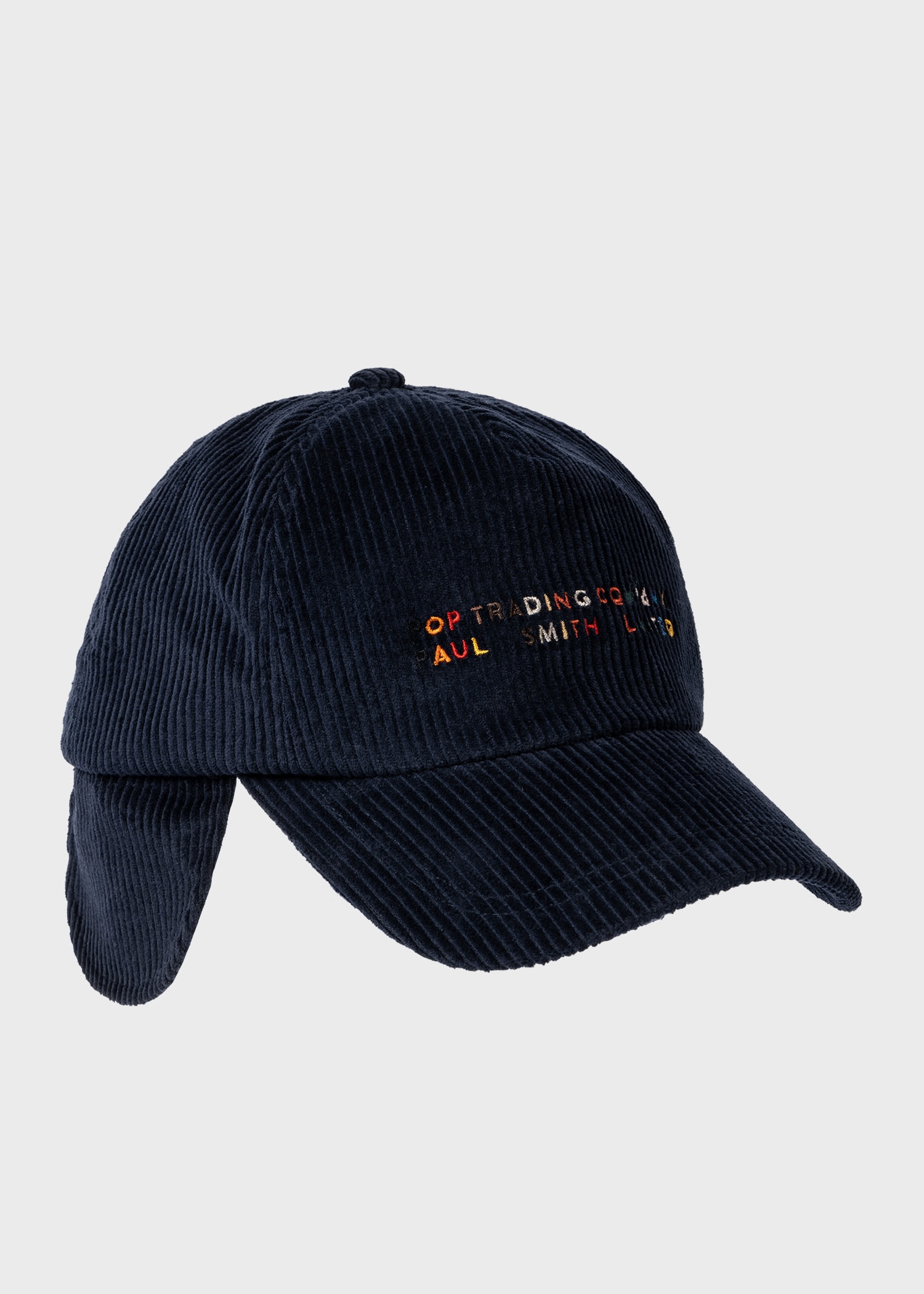 Navy Corduroy Cap - 2