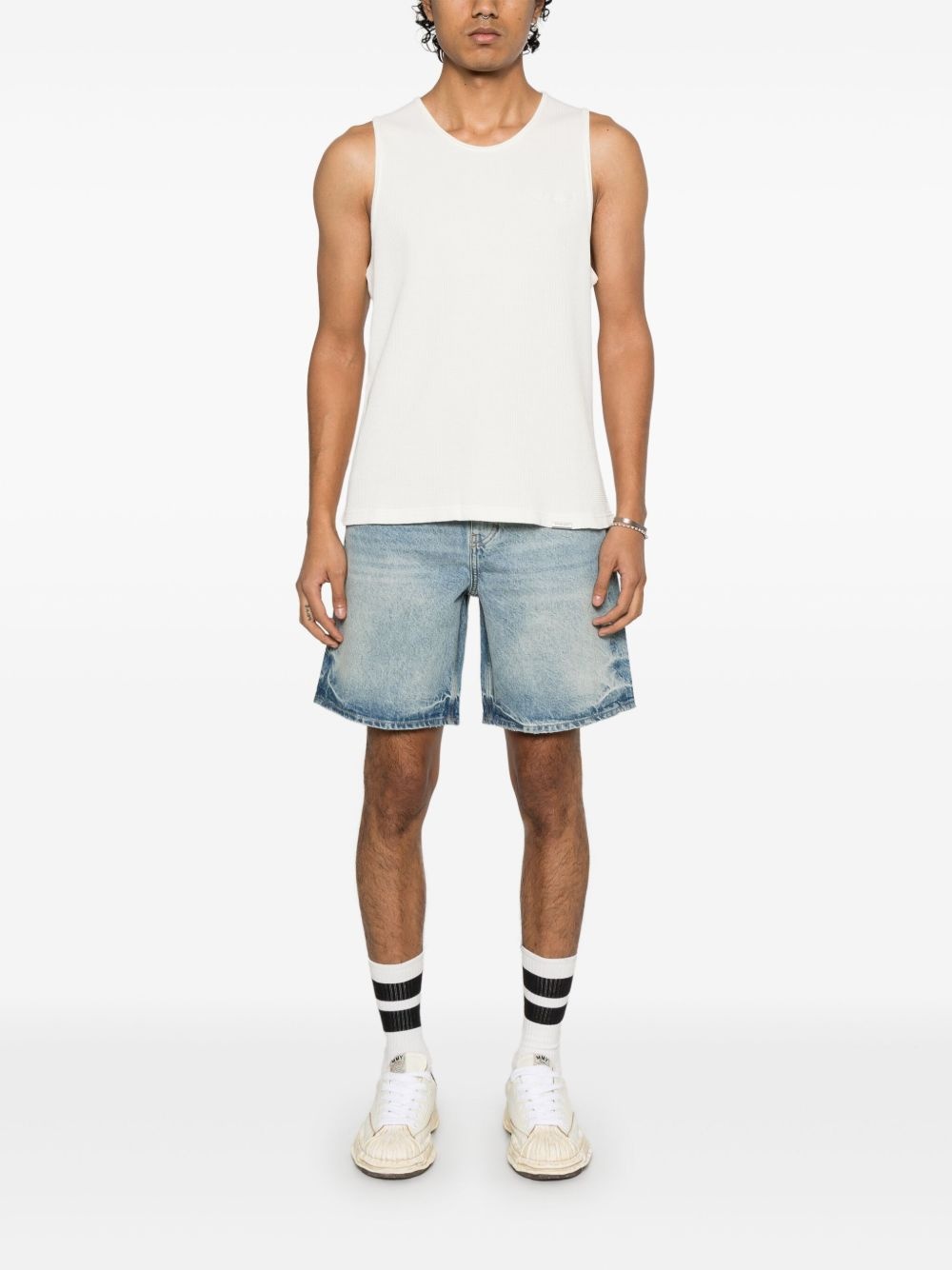 R10T Tailored denim shorts - 2