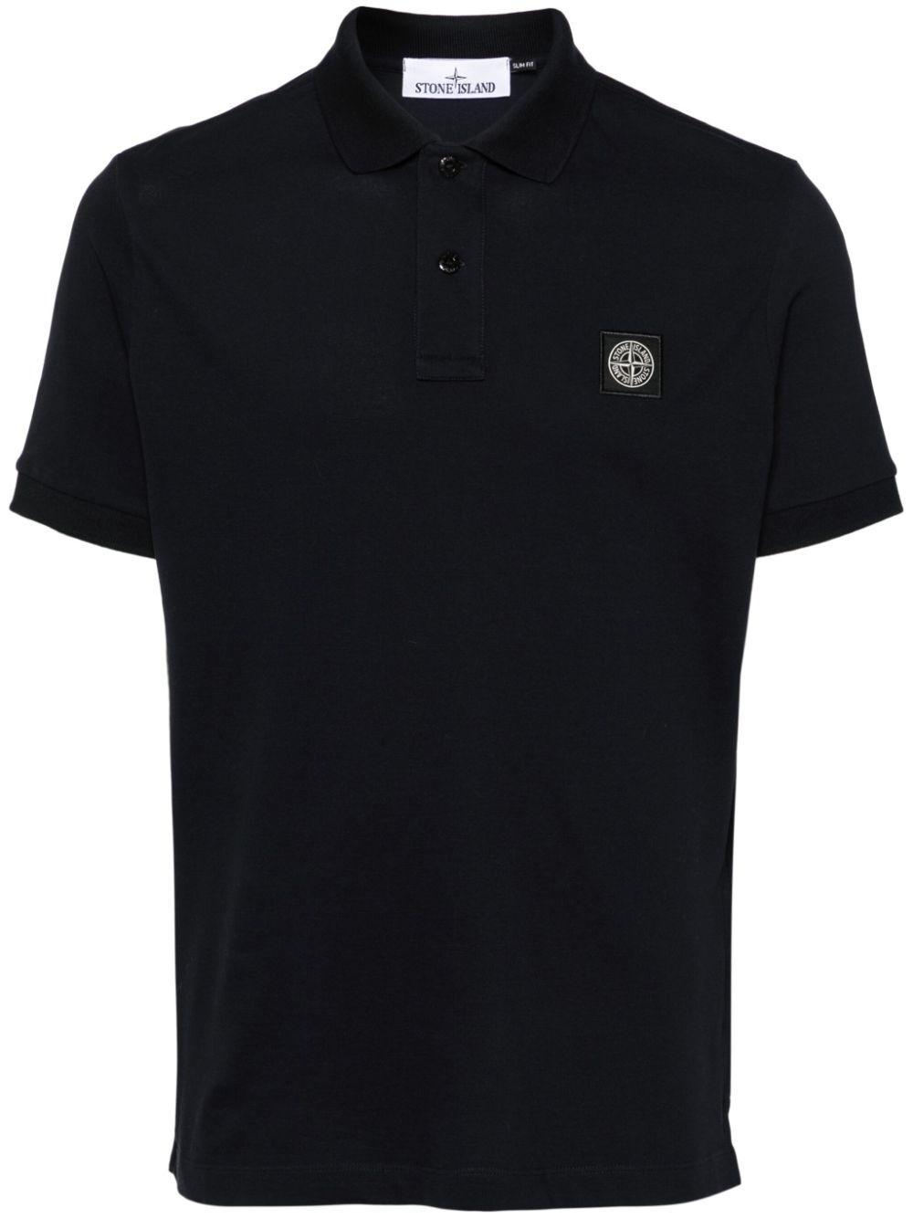 Stone Island Men Slim Fit Stretch Cotton Piqué Polo Shirt - 2