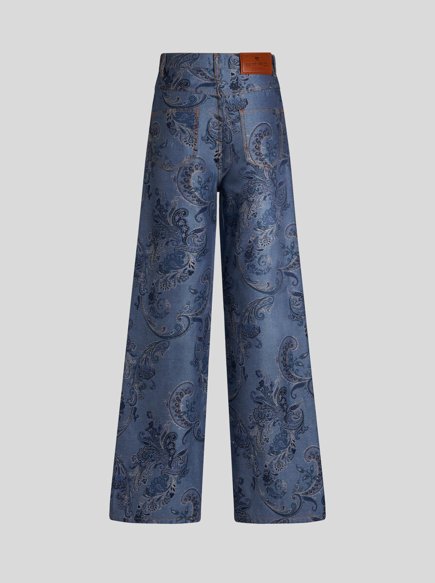 BAGGY JACQUARD JEANS - 6