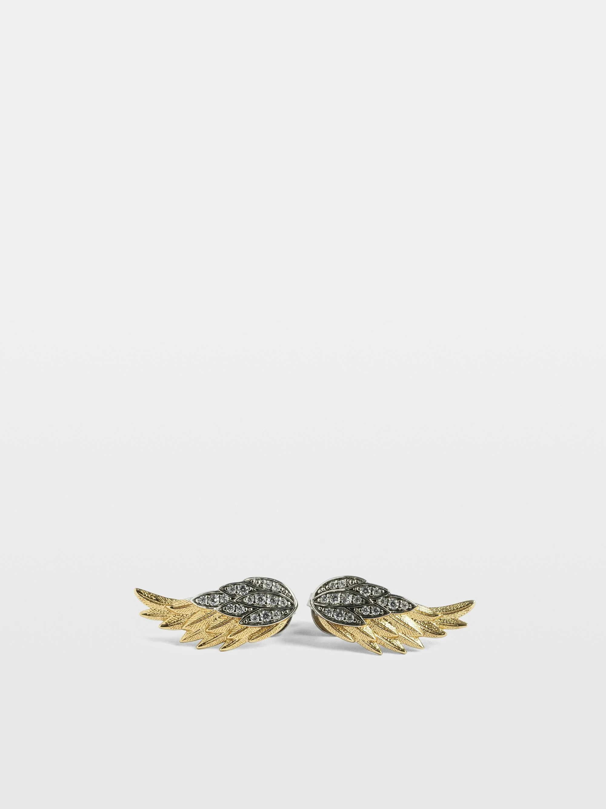 Rock Feather Earrings - 1