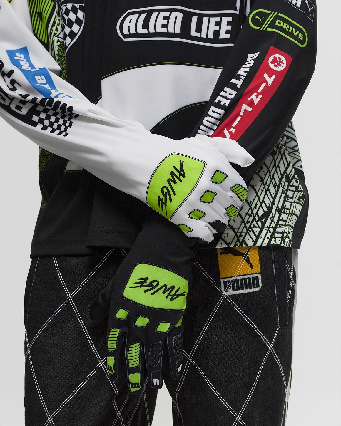 トップス PUMA X ASAP ROCKY TIRE GLOVE LS T-SHIRT