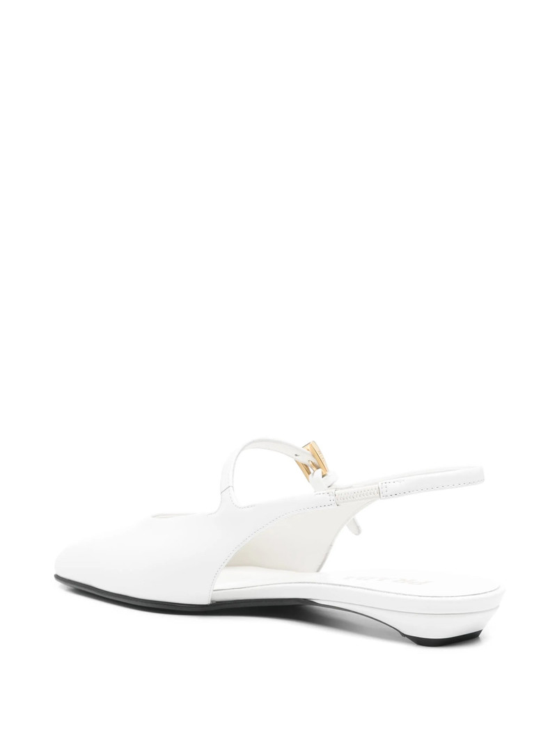 Prada Leather Slingback Ballet Flats outlook