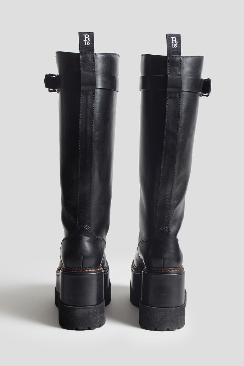 R13 HARNESS ENGINEER PLATFORM BOOT - BLACK outlook