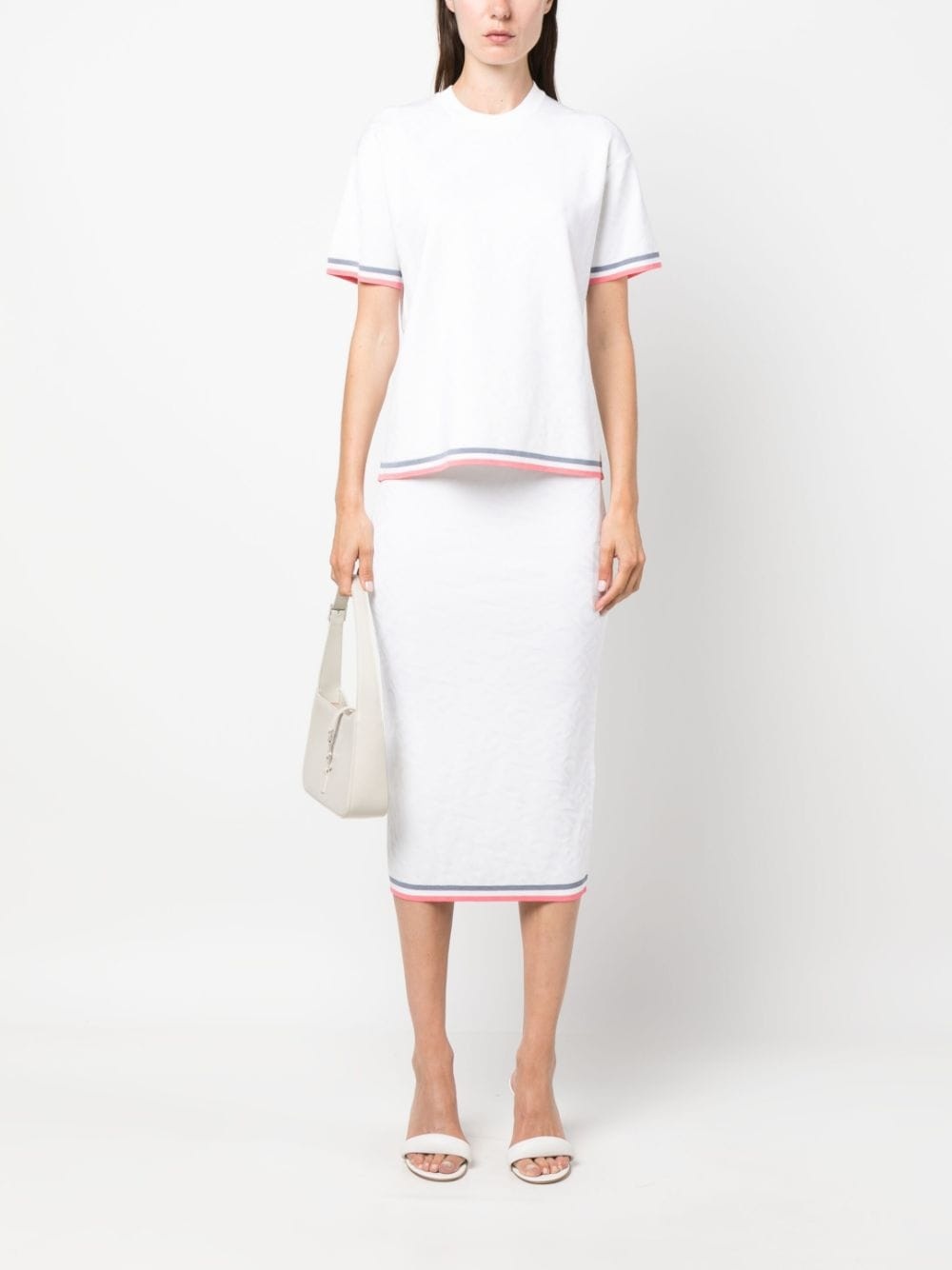 motif-print round-neck T-shirt - 2