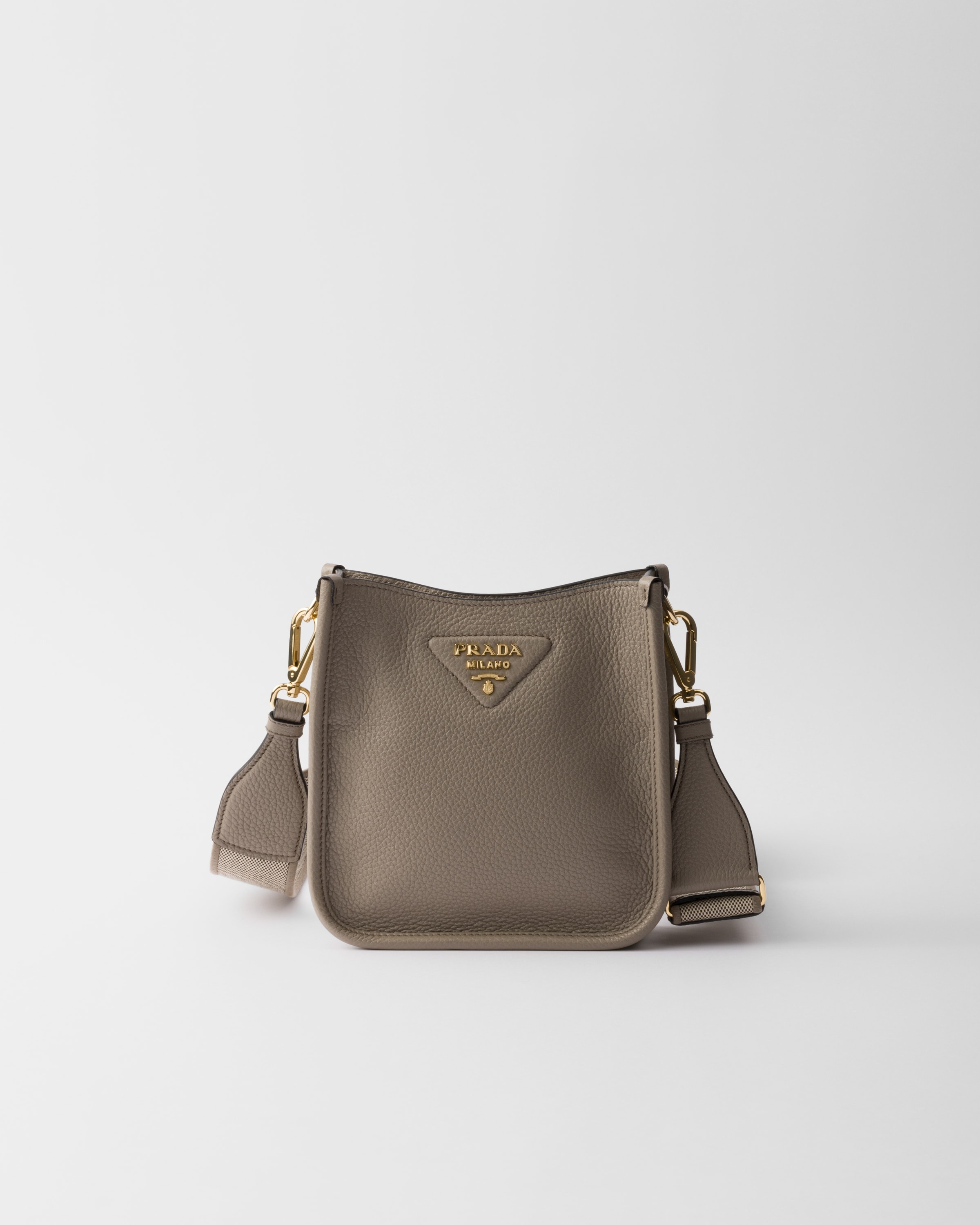 Leather mini shoulder bag - 1