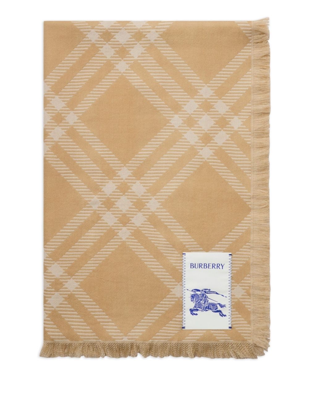 check-print cabardine hat - 4