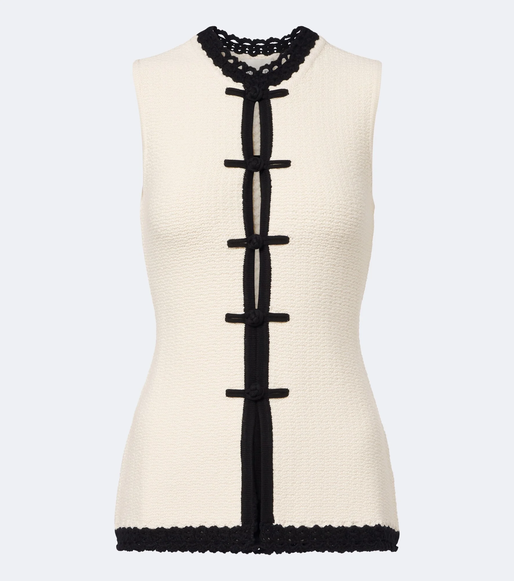 Hattie crochet-trimmed top - 1