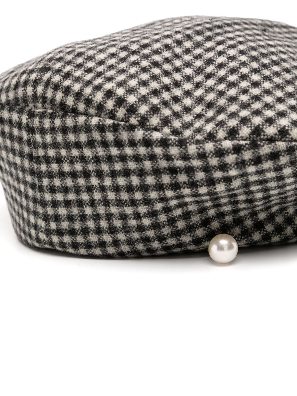 pearl embellished beret - 2