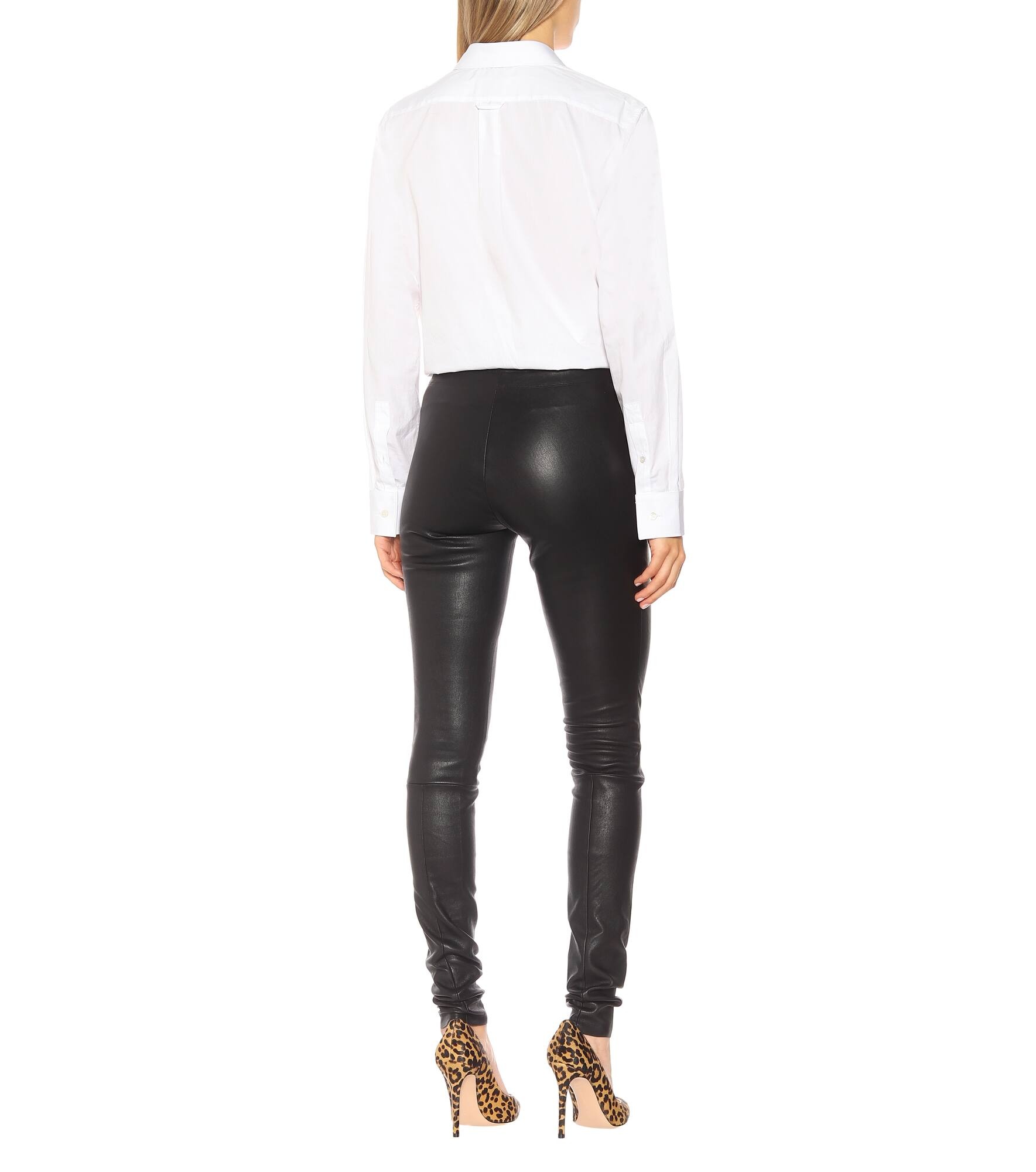 Carolyn leather leggings - 3