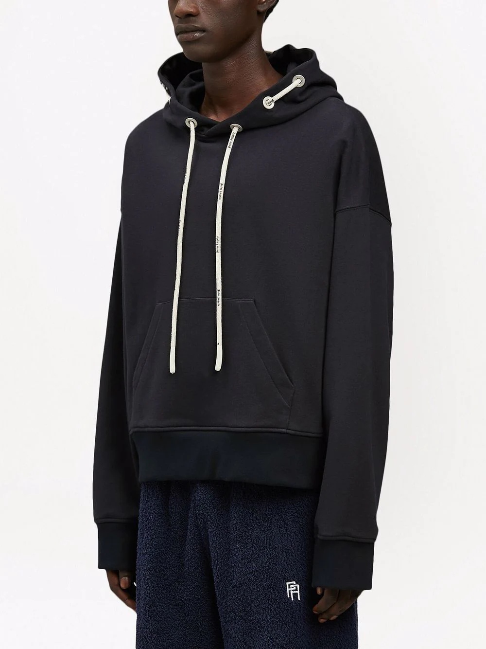 Cord drawstring hoodie - 5