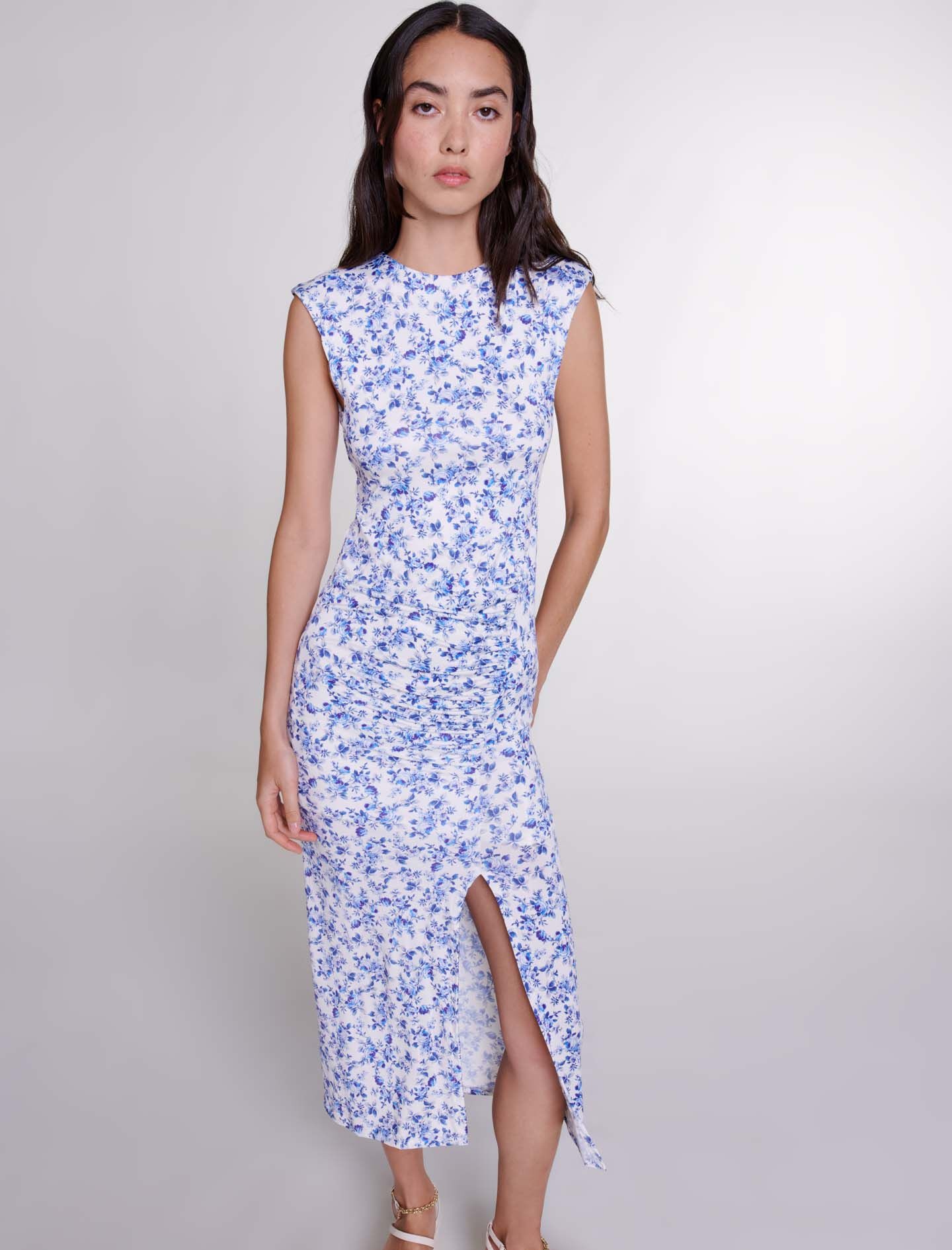 Patterned maxi dress - 8
