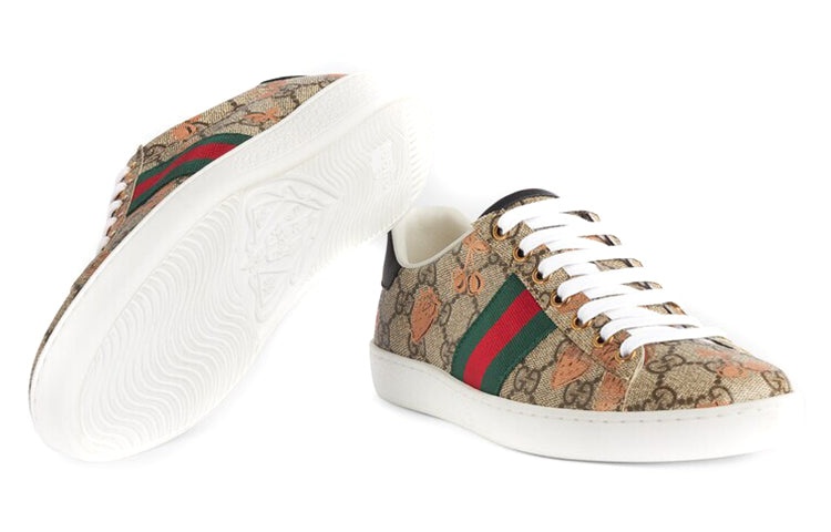 (WMNS) Gucci Ace GG Supreme 'Berry Print' 433900-UM610-8295 - 12