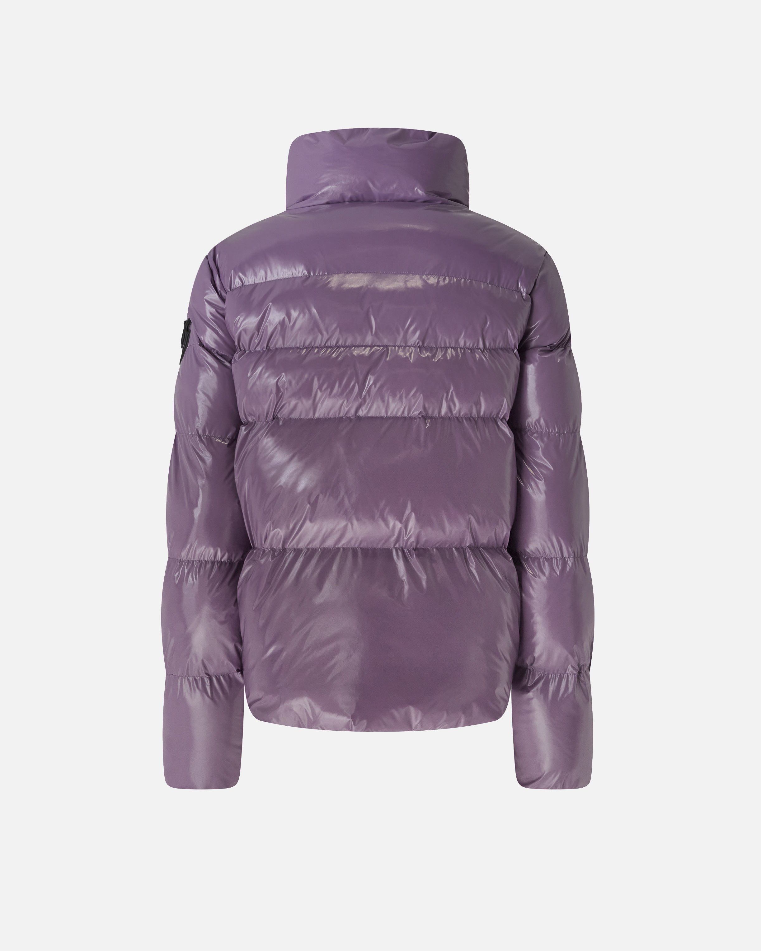 PADDED CRYSTAL NYLON PEA COAT - 2