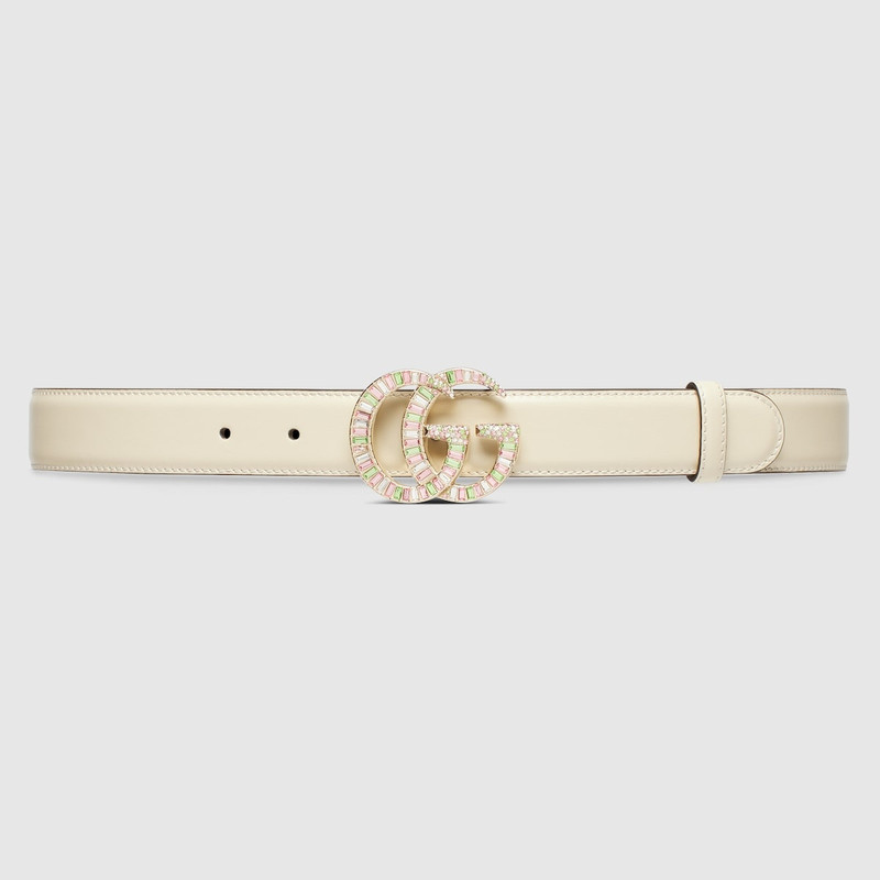 GG Marmont belt with crystal buckle 1