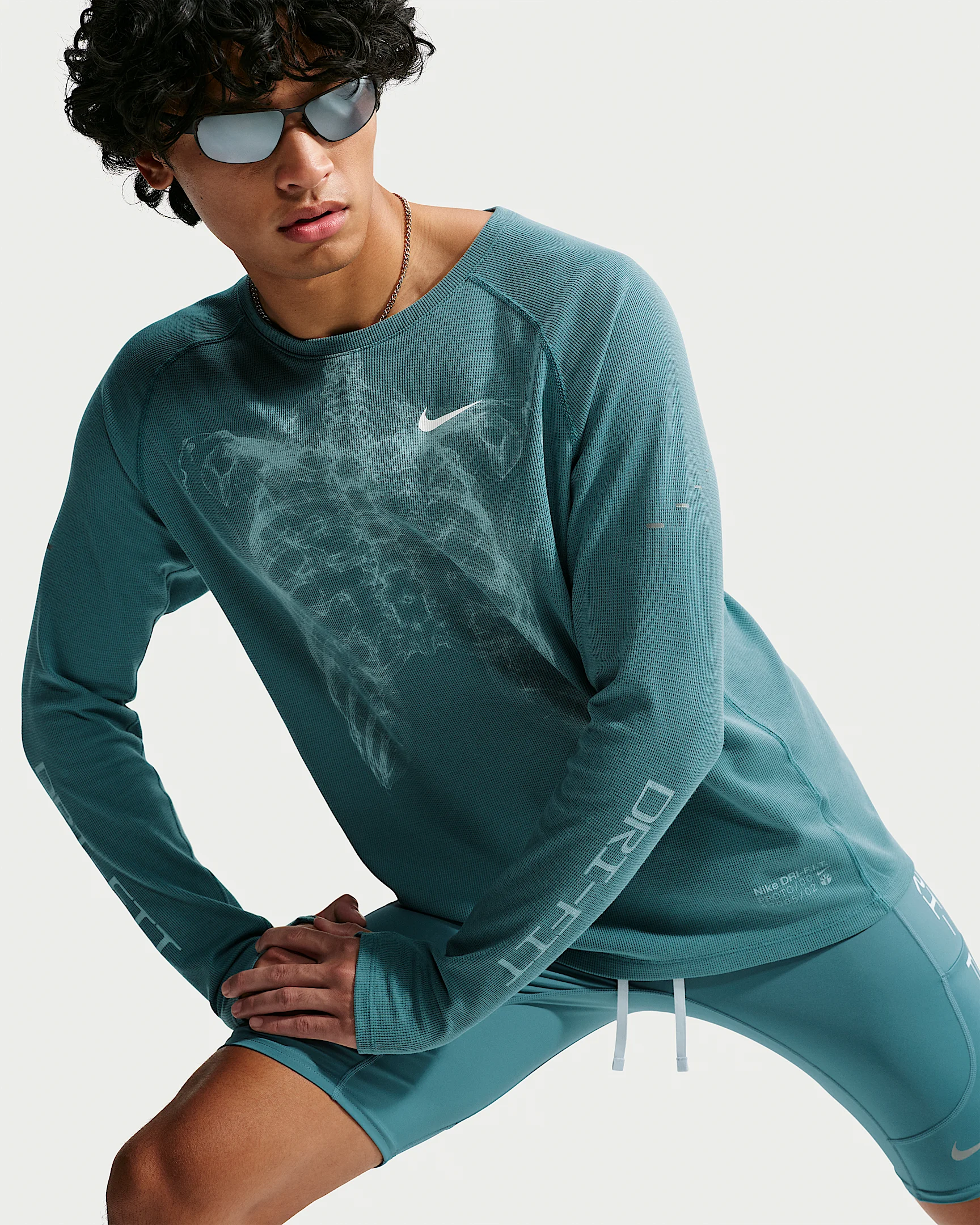 Nike Stride Men's Dri-FIT Waffle Crew-Neck Top - 1