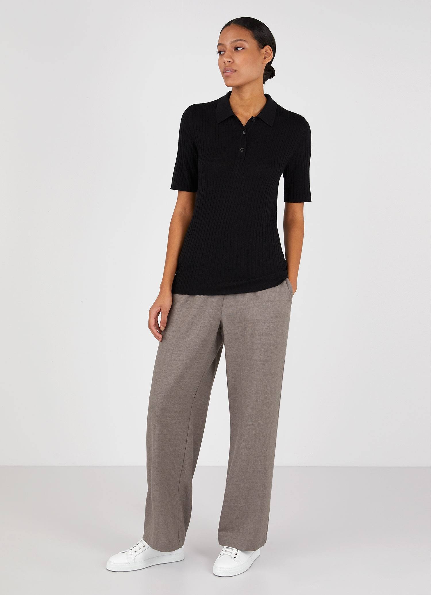 Merino Silk Polo - 2