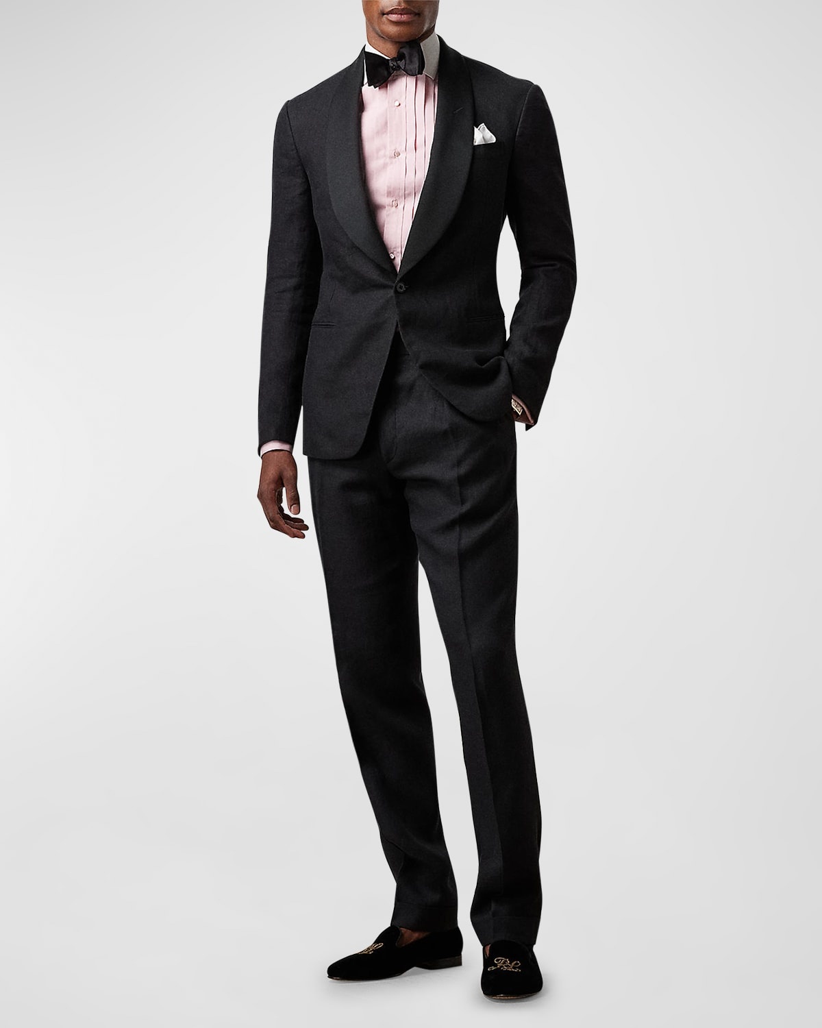 Men's Pleated French-Cuff Tuxedo Shirt - 3