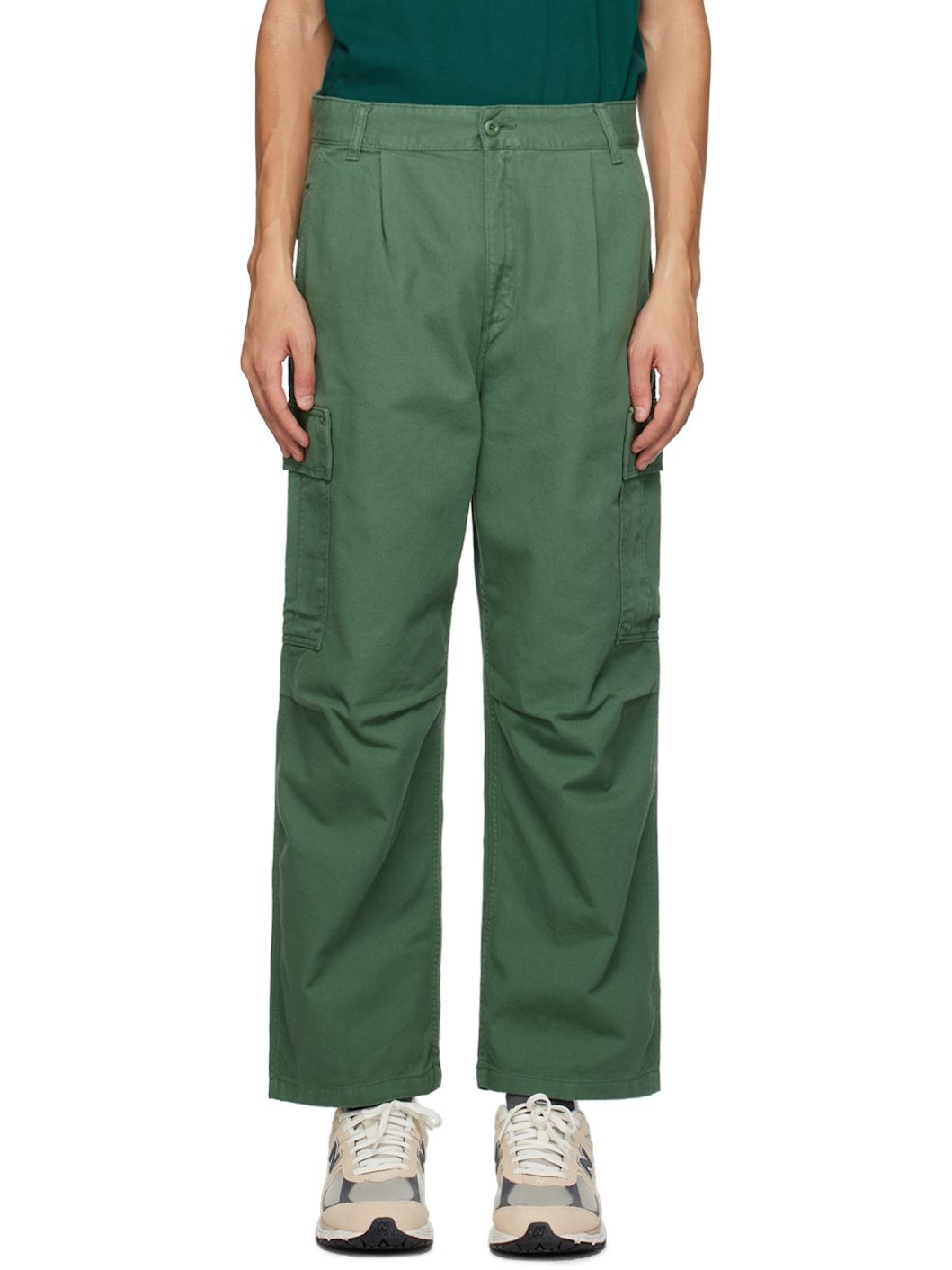 Green Cole Cargo Pants - 1