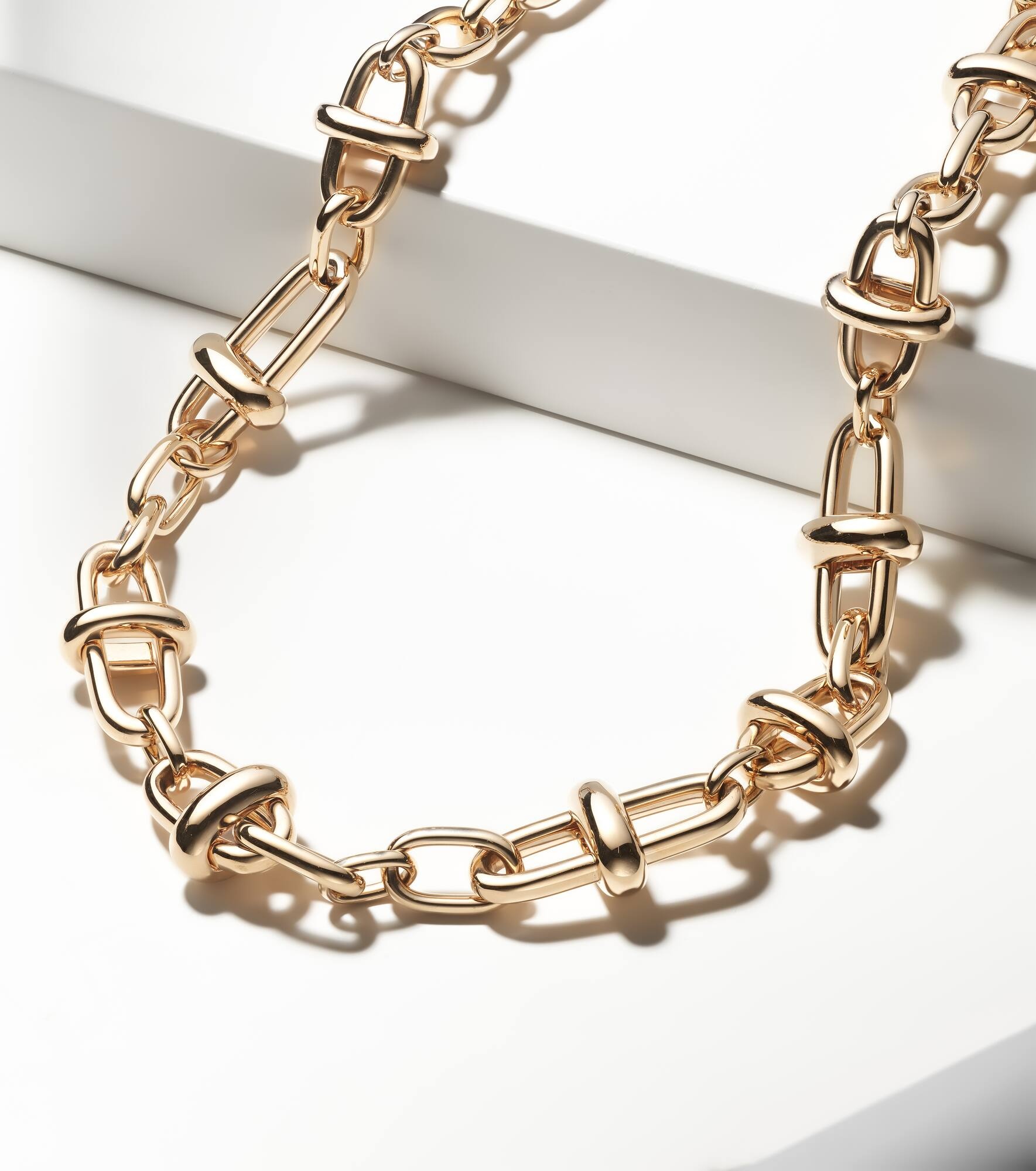 Iconica 18kt rose gold chain necklace - 5