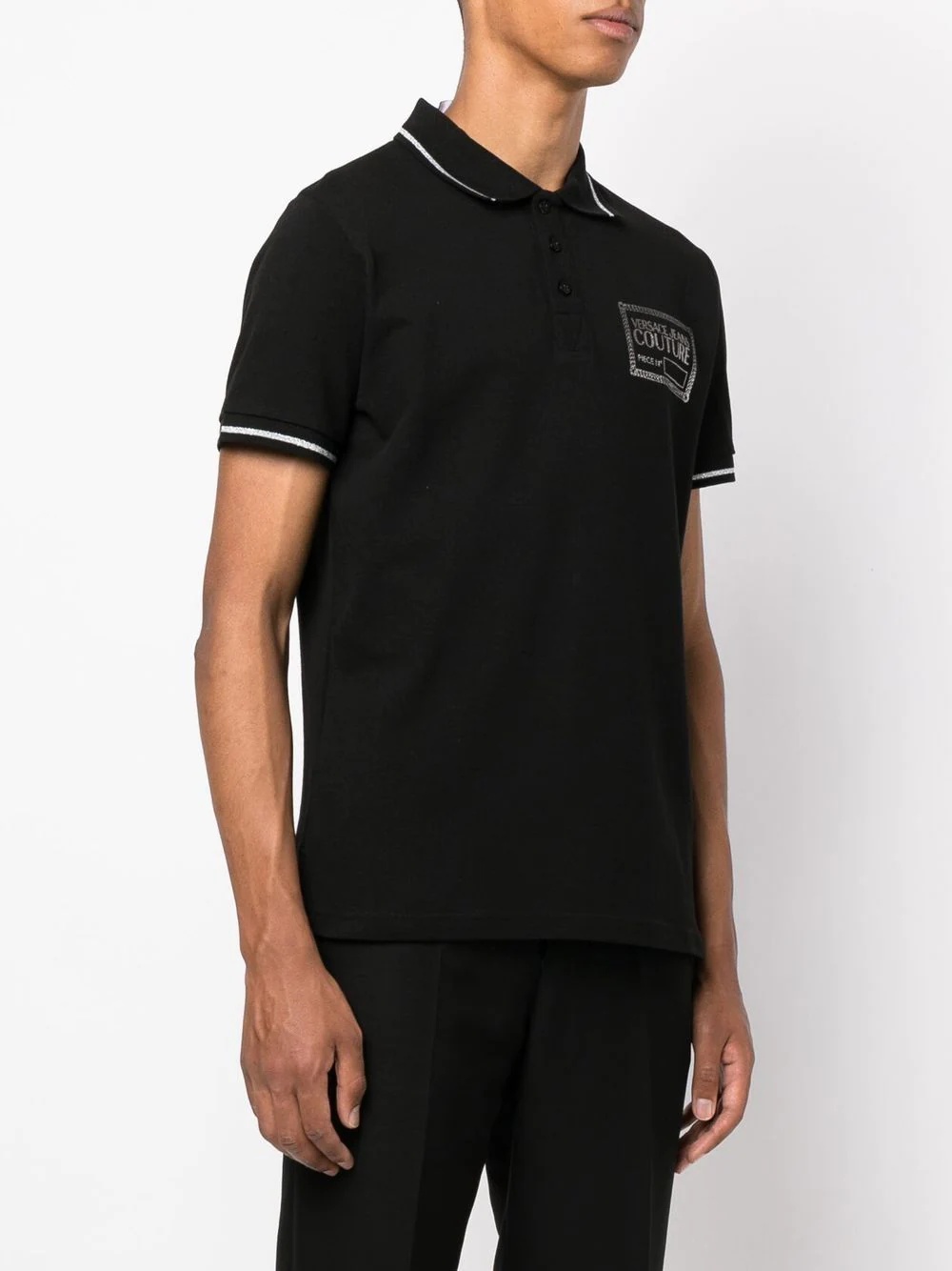 logo-print short-sleeve polo shirt - 3